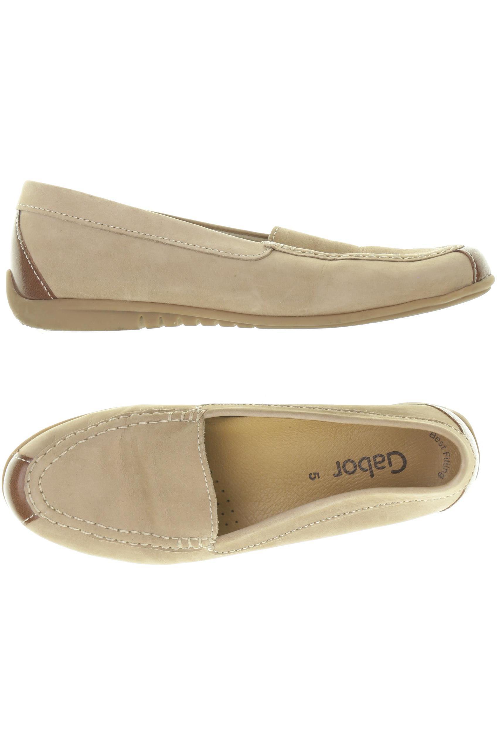 

Gabor Damen Halbschuh, beige, Gr. 5