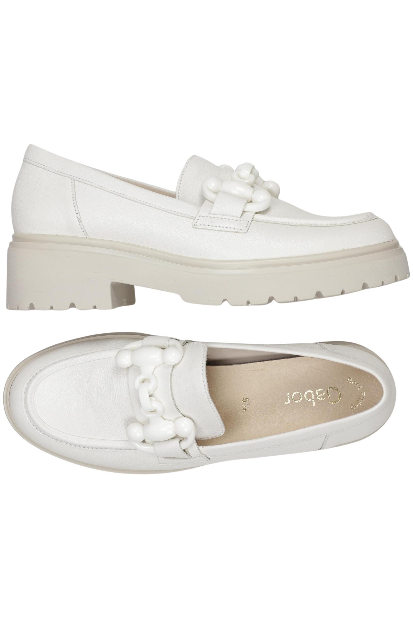 

Gabor Damen Halbschuh, weiß, Gr. 6.5