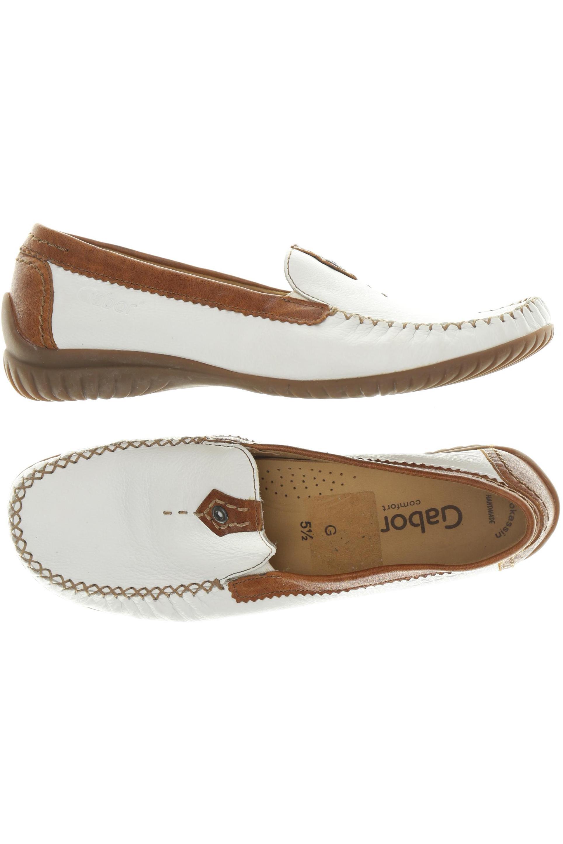 

Gabor Damen Halbschuh, weiß, Gr. 5.5