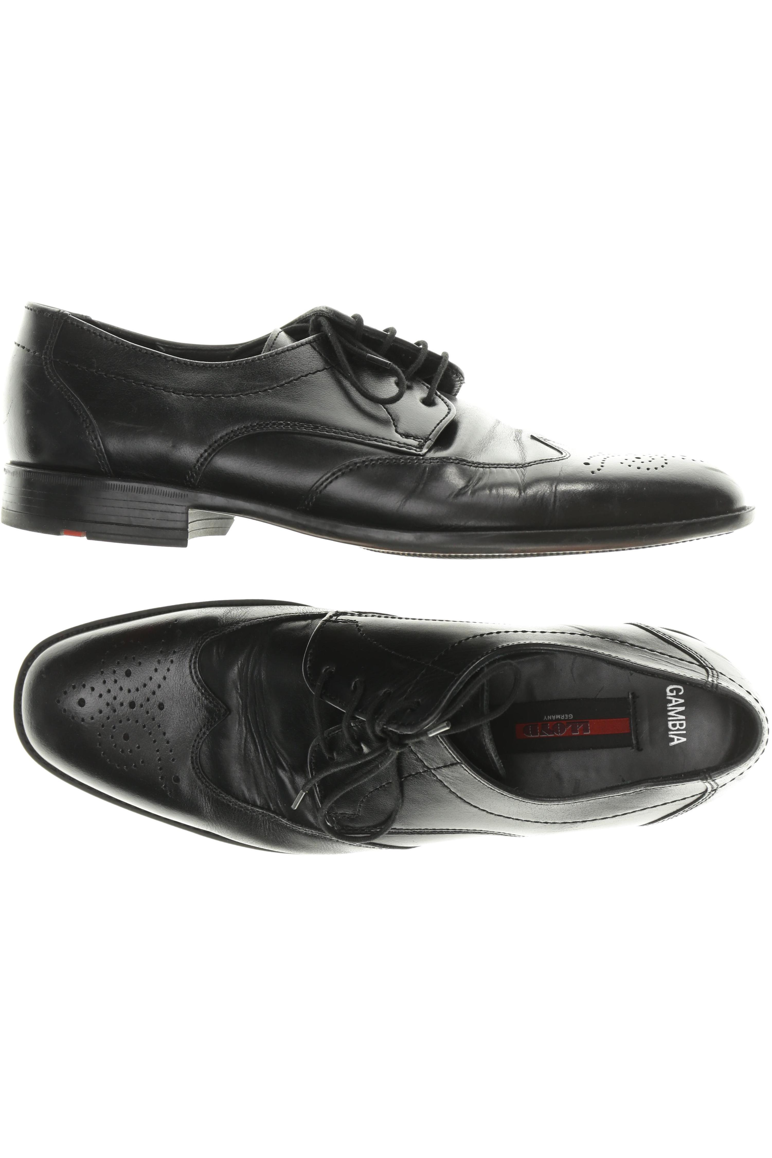 

Lloyd Herren Halbschuh, schwarz, Gr. 8.5