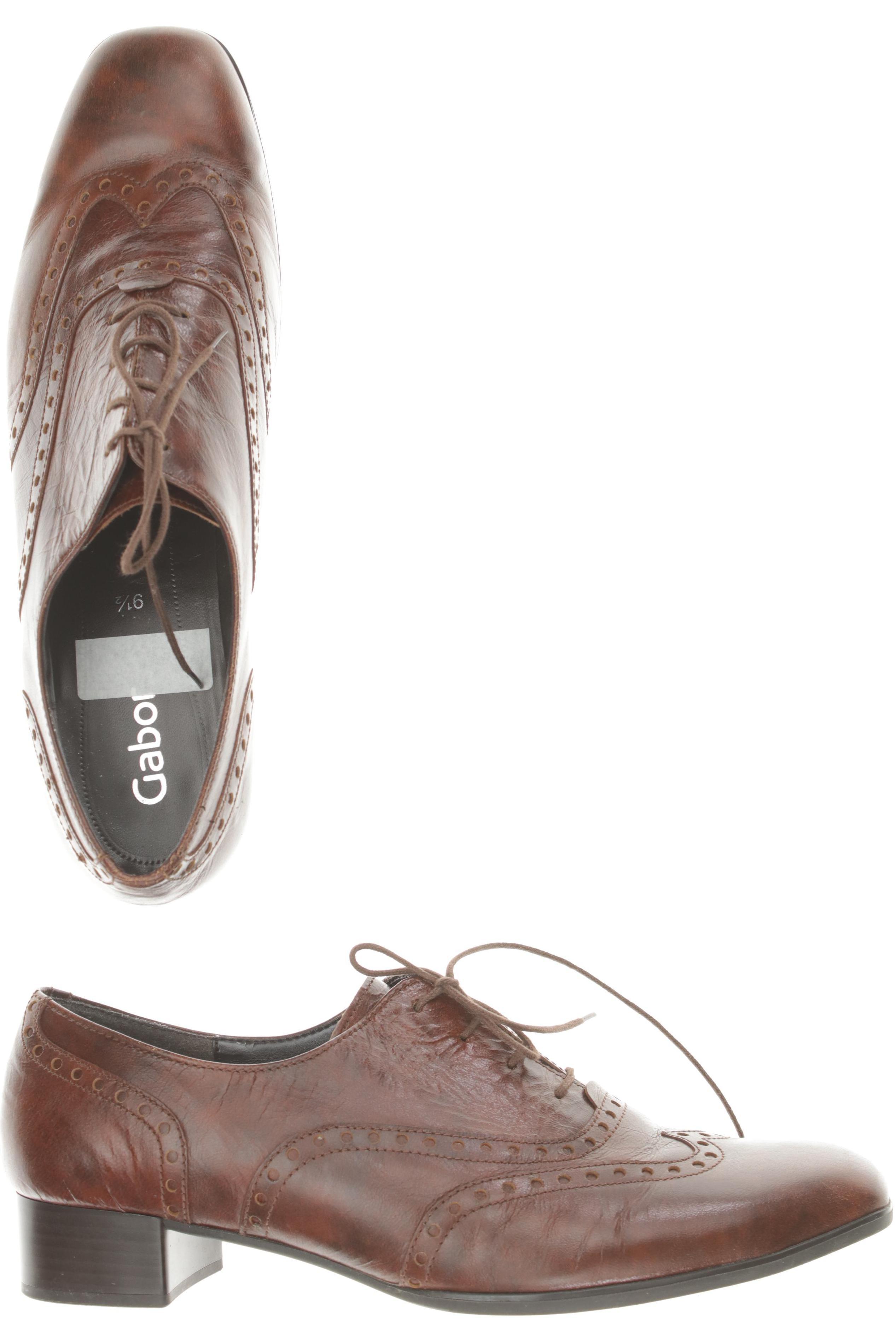 

Gabor Damen Halbschuh, braun, Gr. 9.5