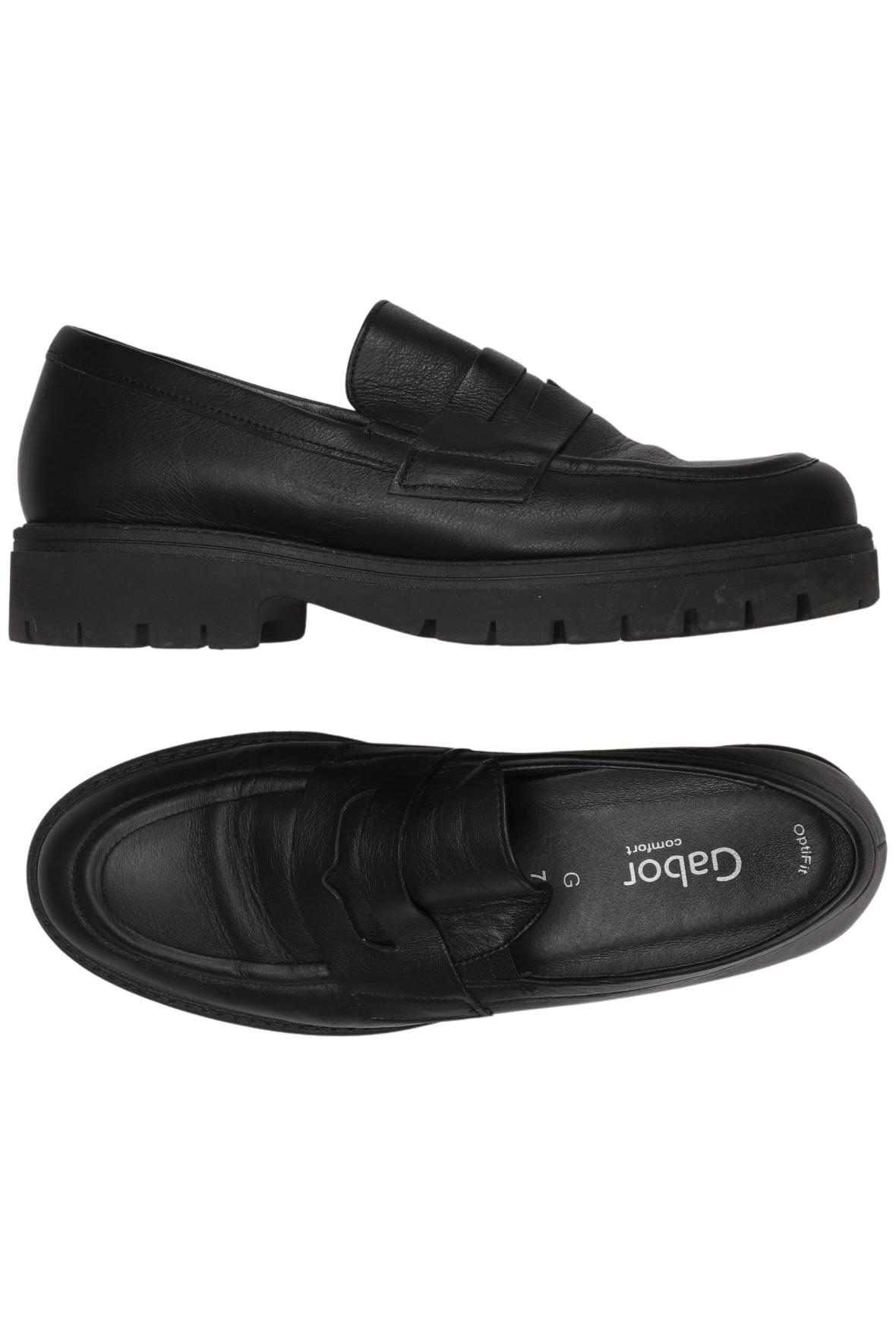 

Gabor Damen Halbschuh, schwarz, Gr. 7.5