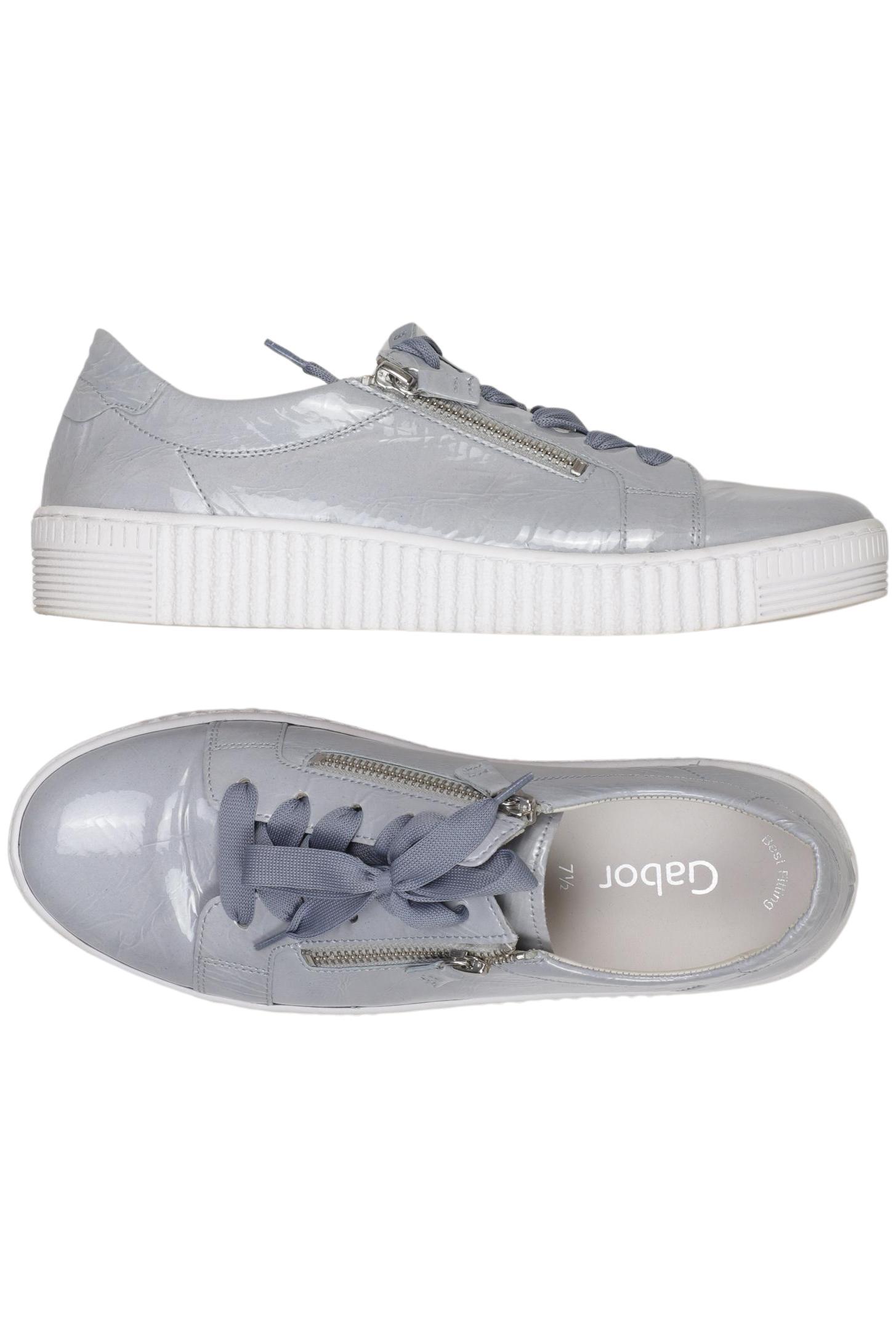 

Gabor Damen Halbschuh, silber, Gr. 7.5