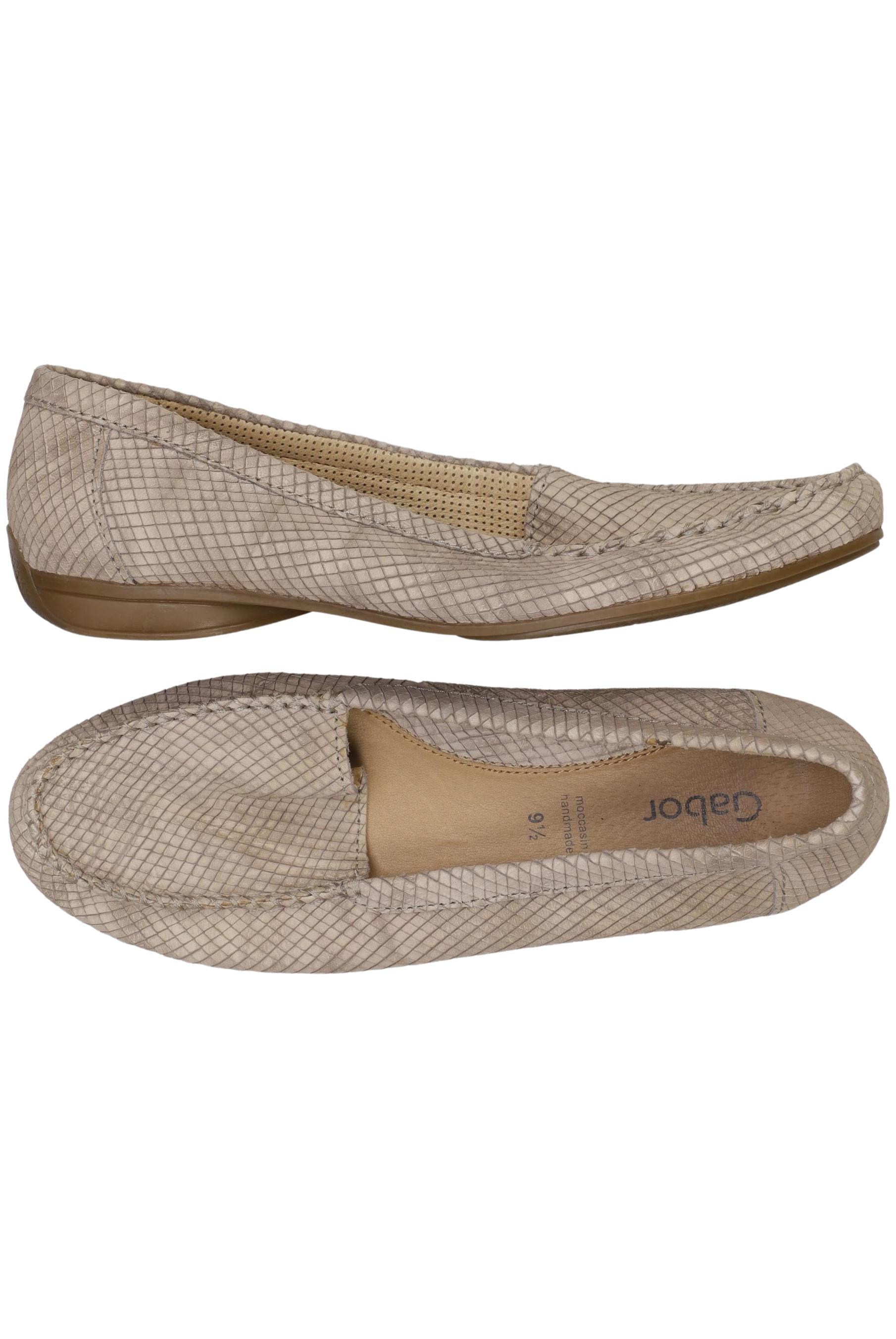 

Gabor Damen Halbschuh, beige, Gr. 9.5