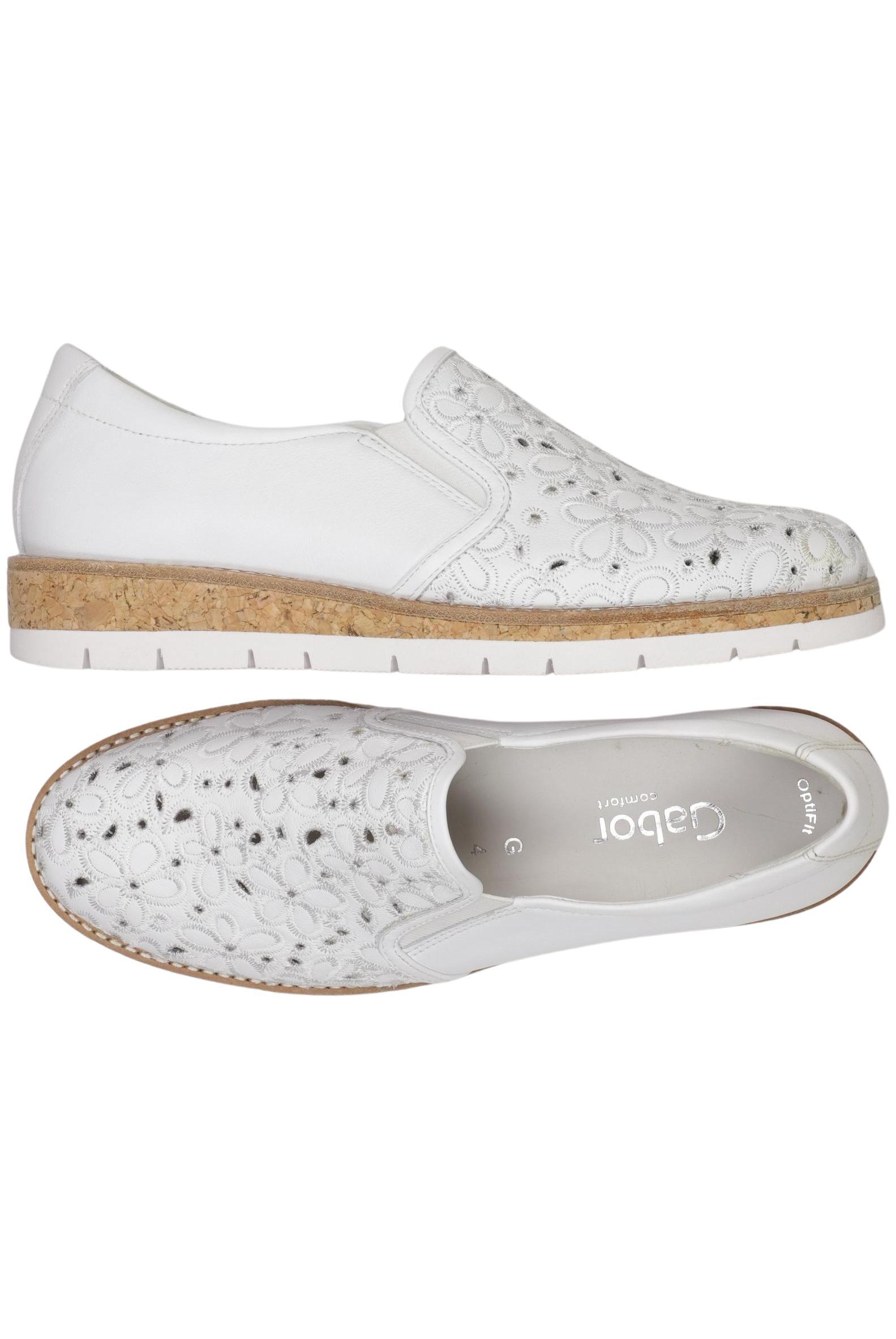 

Gabor Damen Halbschuh, weiß, Gr. 4