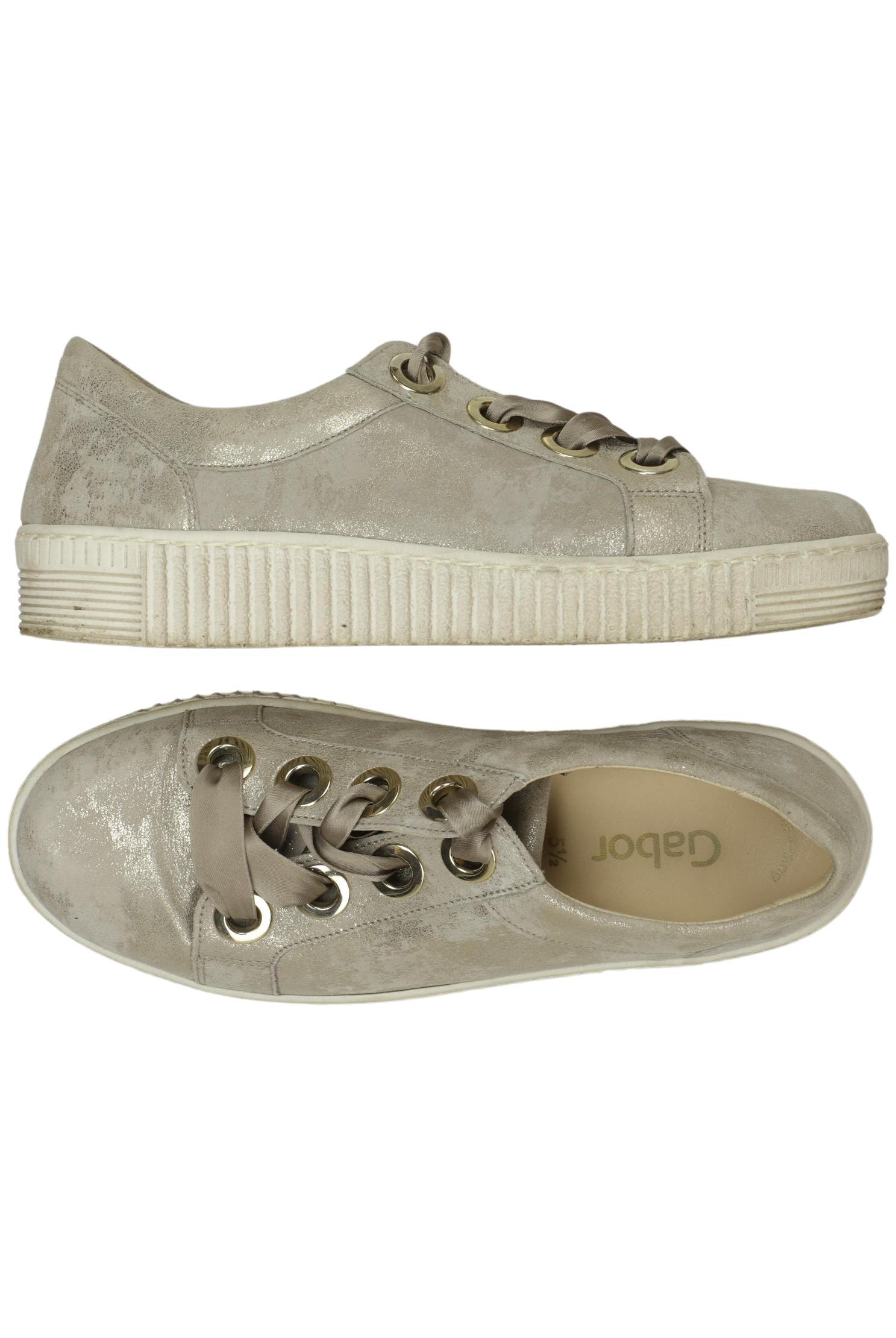 

Gabor Damen Halbschuh, silber, Gr. 5.5