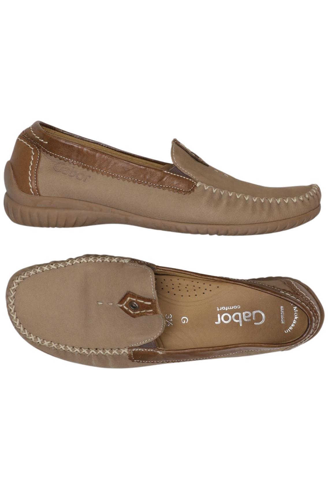 

Gabor Damen Halbschuh, beige, Gr. 3.5