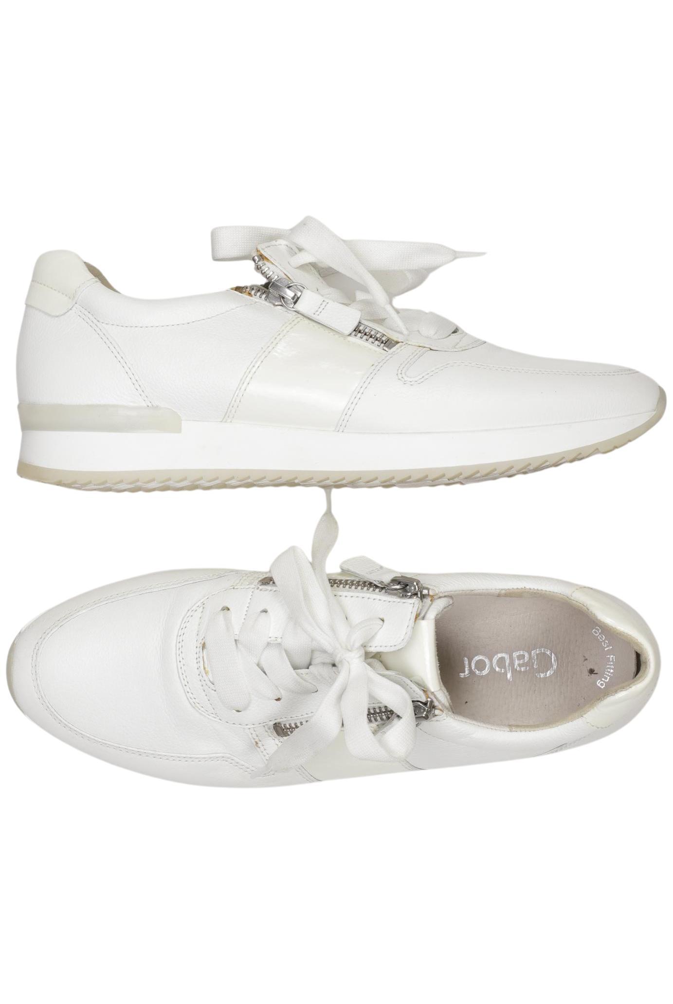 

Gabor Damen Halbschuh, weiß, Gr. 5