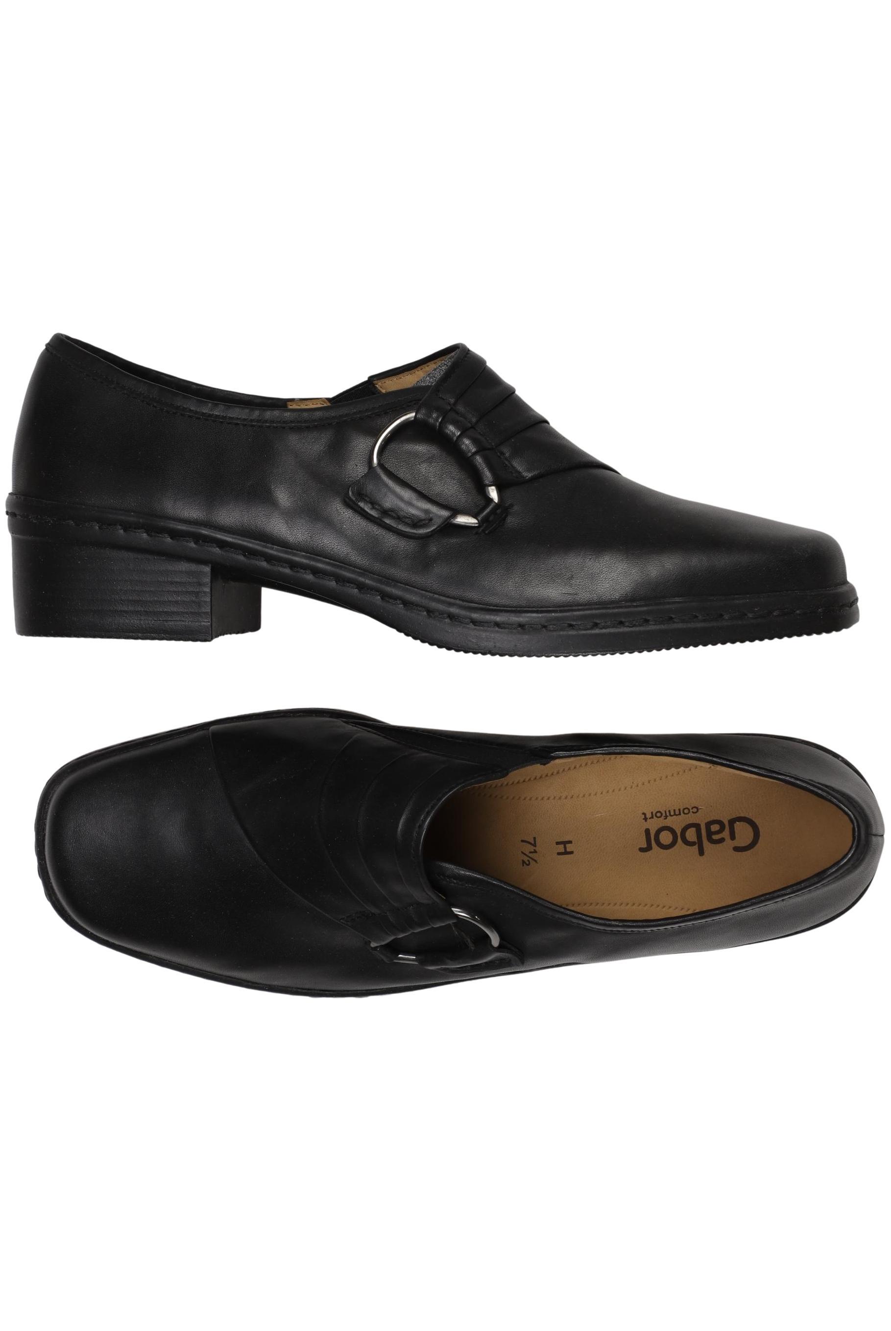 

Gabor Damen Halbschuh, schwarz, Gr. 7.5