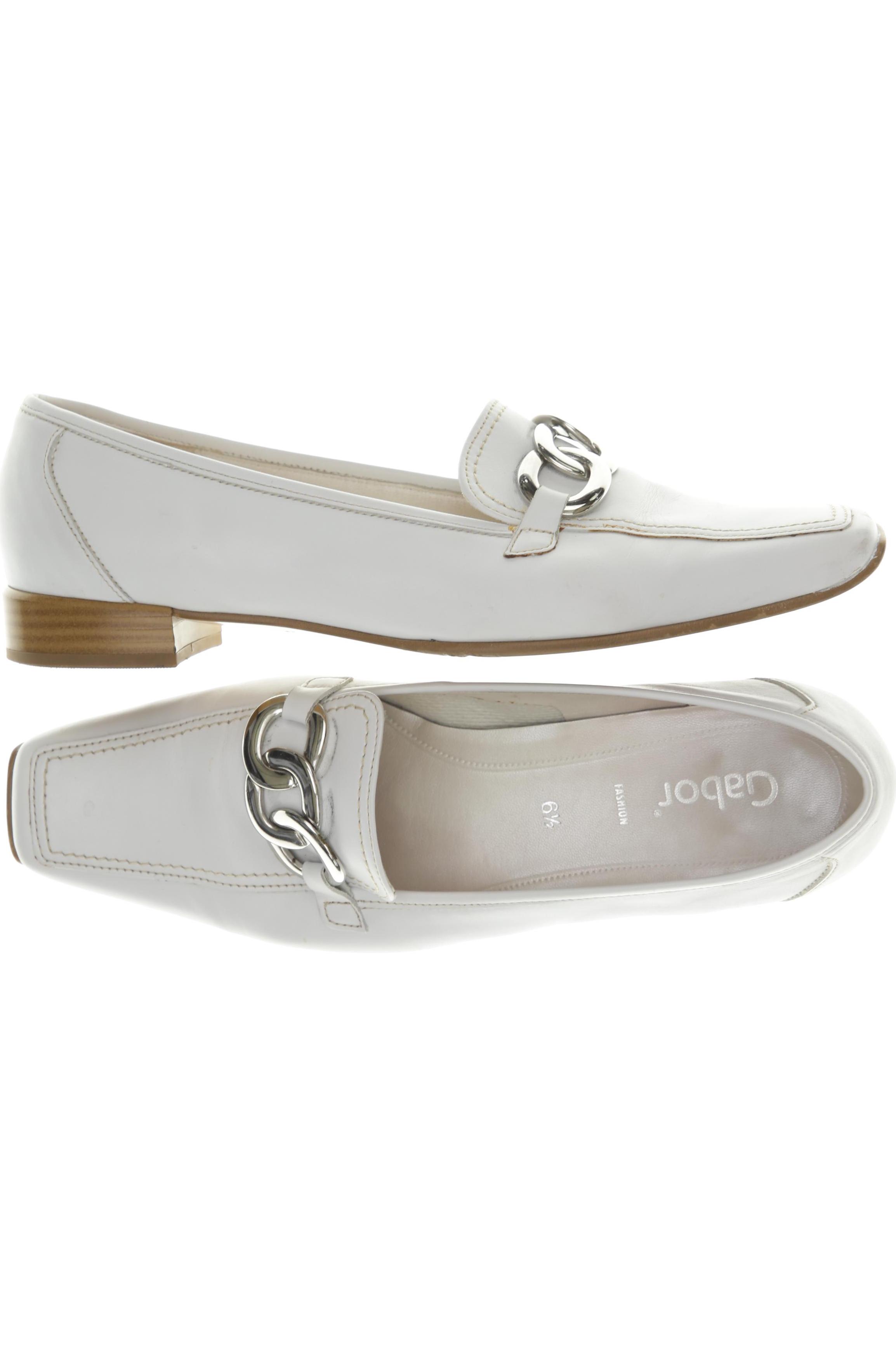 

Gabor Damen Halbschuh, weiß, Gr. 6.5