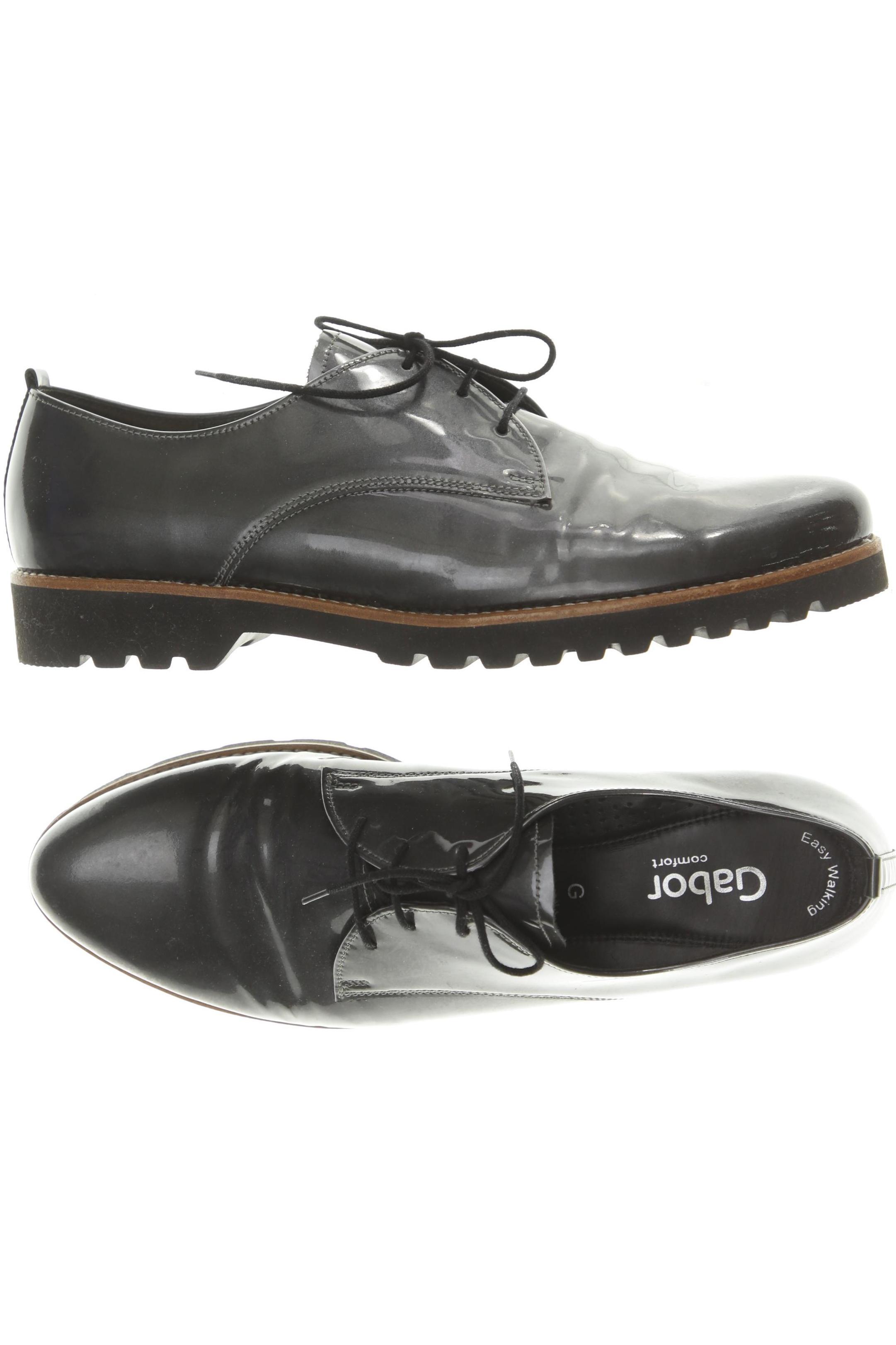 

Gabor Damen Halbschuh, grau, Gr. 8