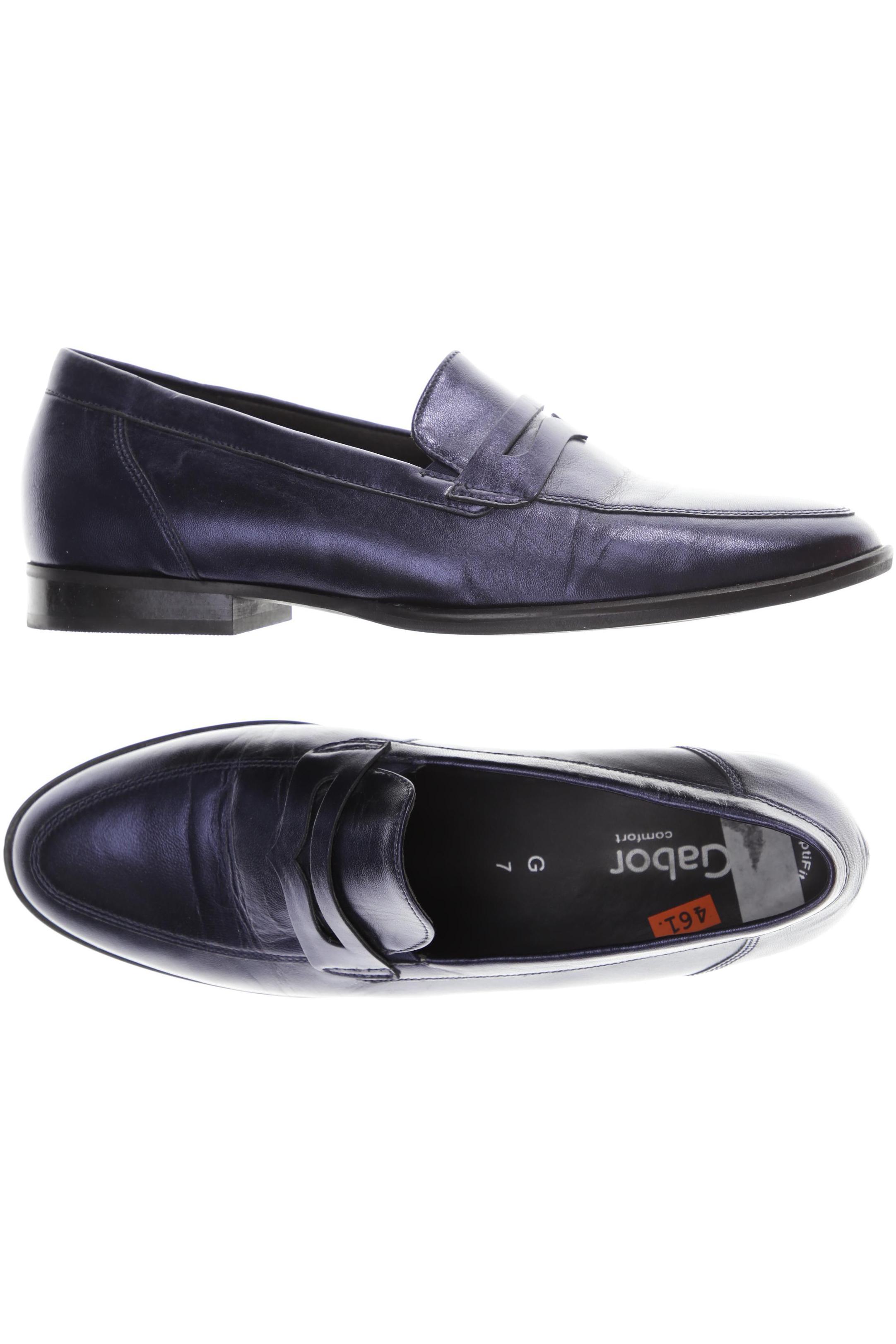 

Gabor Damen Halbschuh, blau, Gr. 7