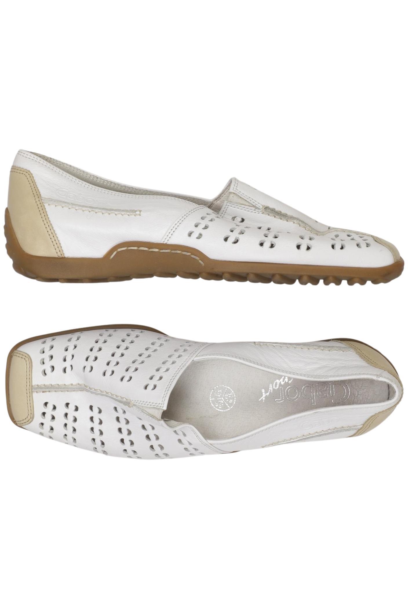 

Gabor Damen Halbschuh, weiß, Gr. 4.5