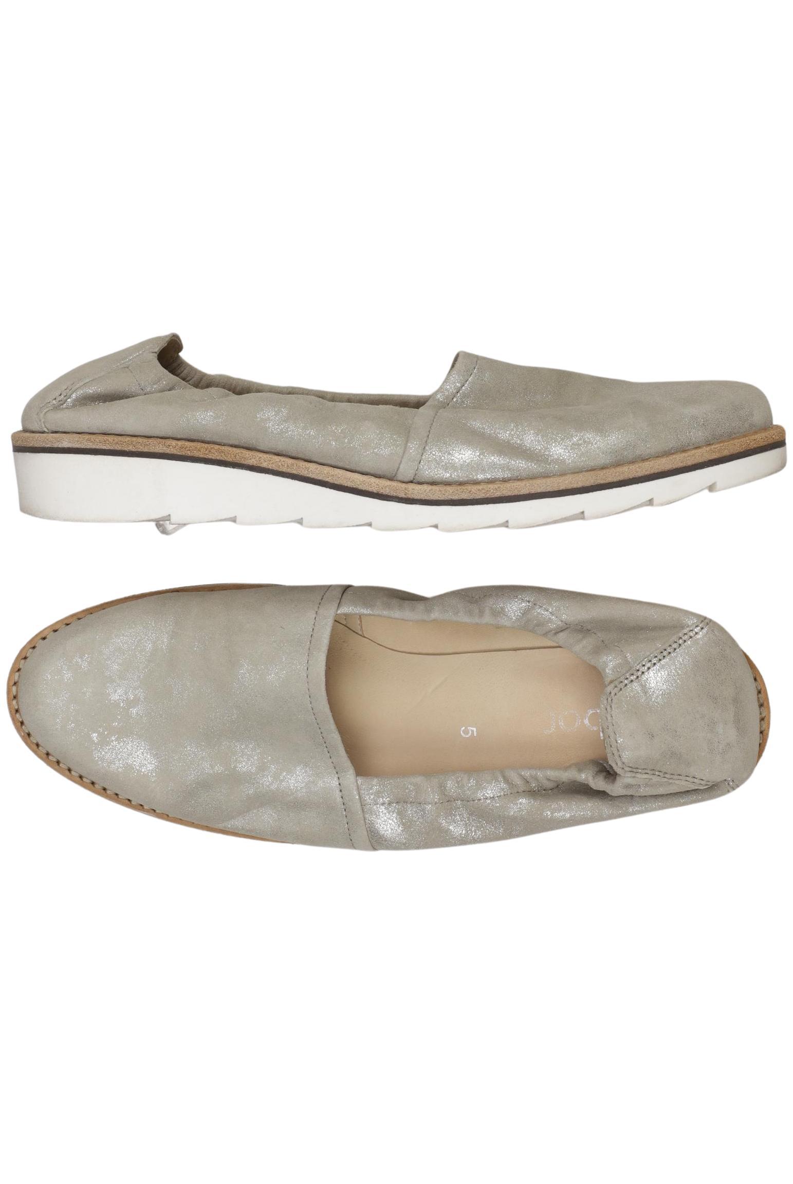 

Gabor Damen Halbschuh, silber, Gr. 5