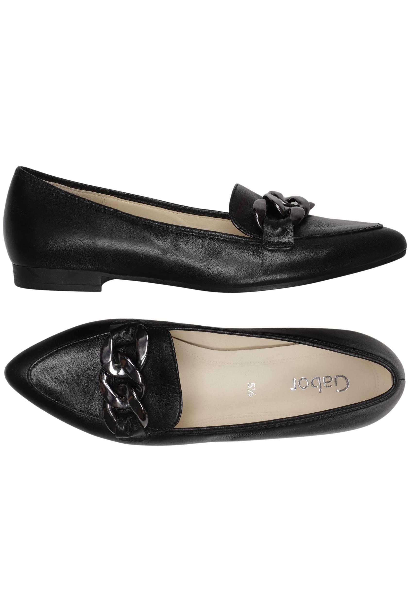 

Gabor Damen Halbschuh, schwarz, Gr. 5.5