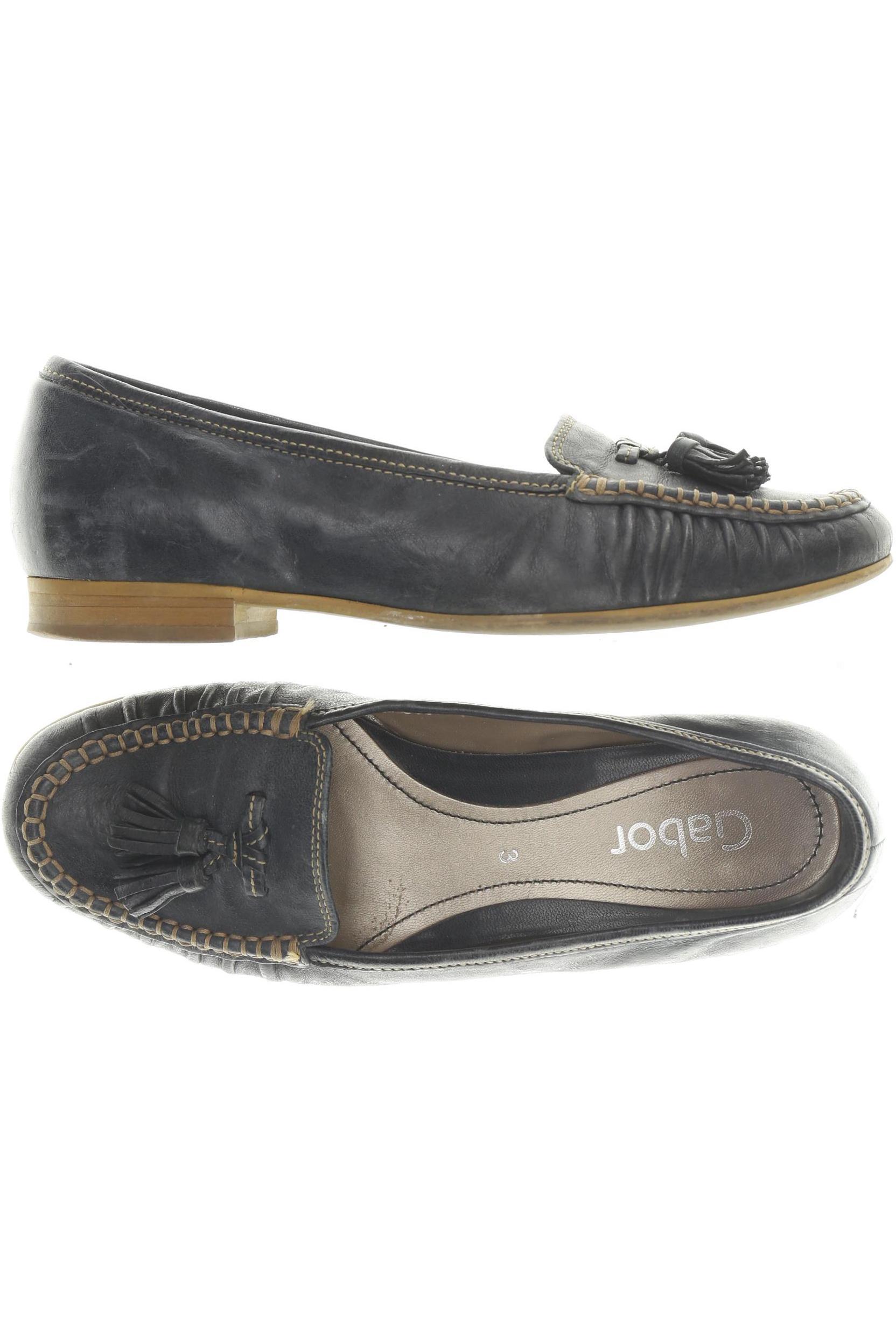 

Gabor Damen Halbschuh, blau, Gr. 3