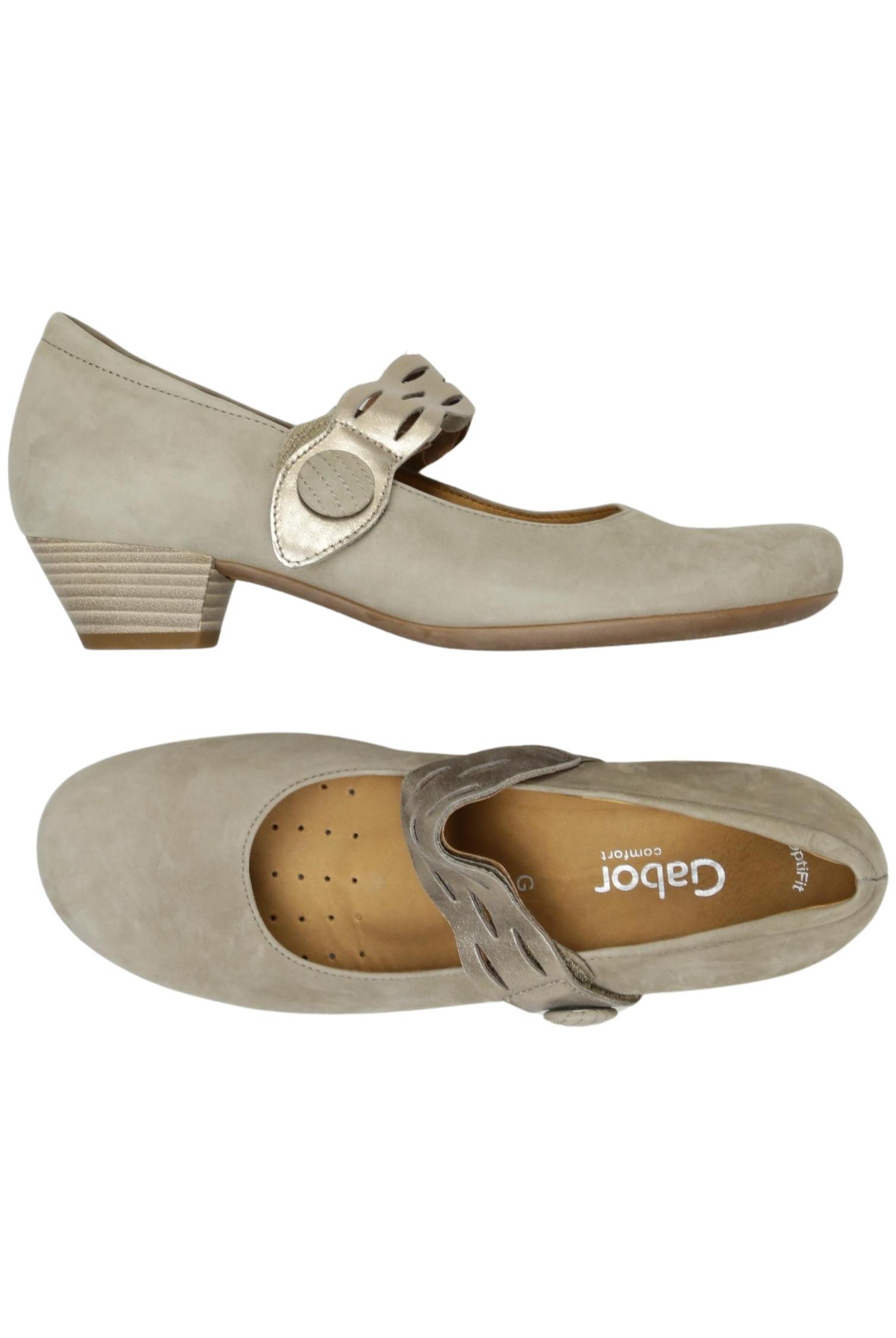 

Gabor Damen Halbschuh, beige, Gr. 5