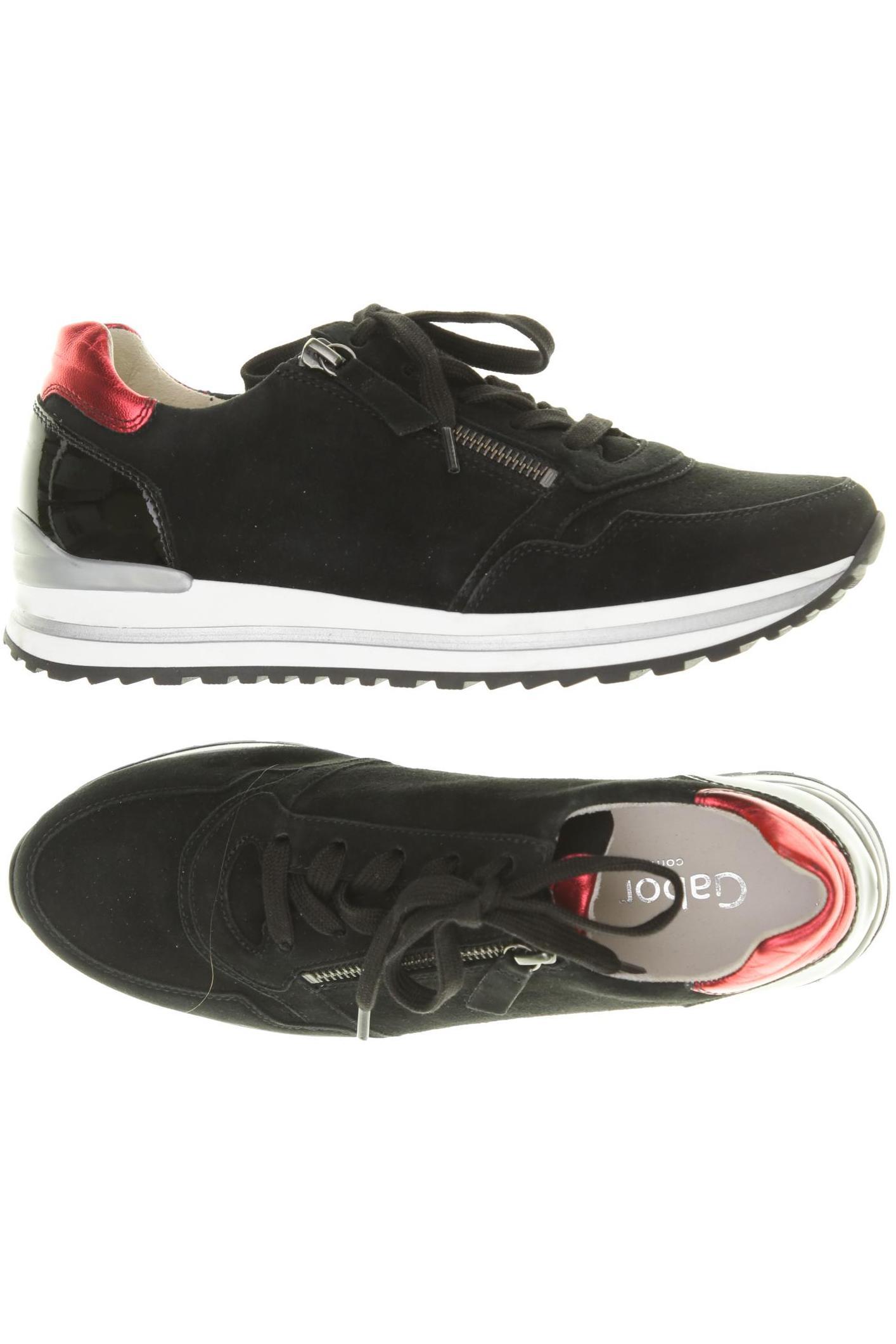 

Gabor Damen Sneakers, schwarz, Gr. 6.5