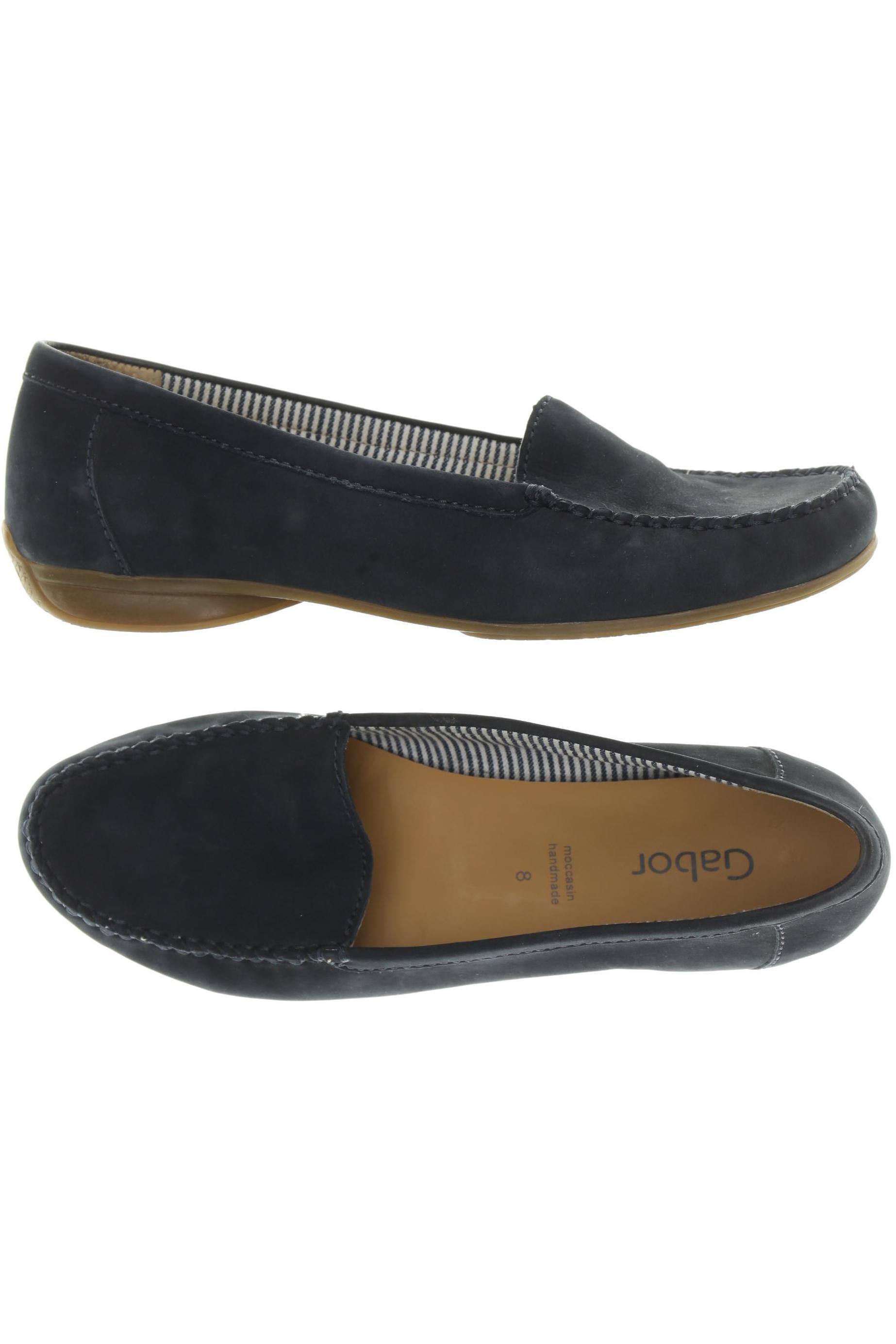 

Gabor Damen Halbschuh, blau, Gr. 8