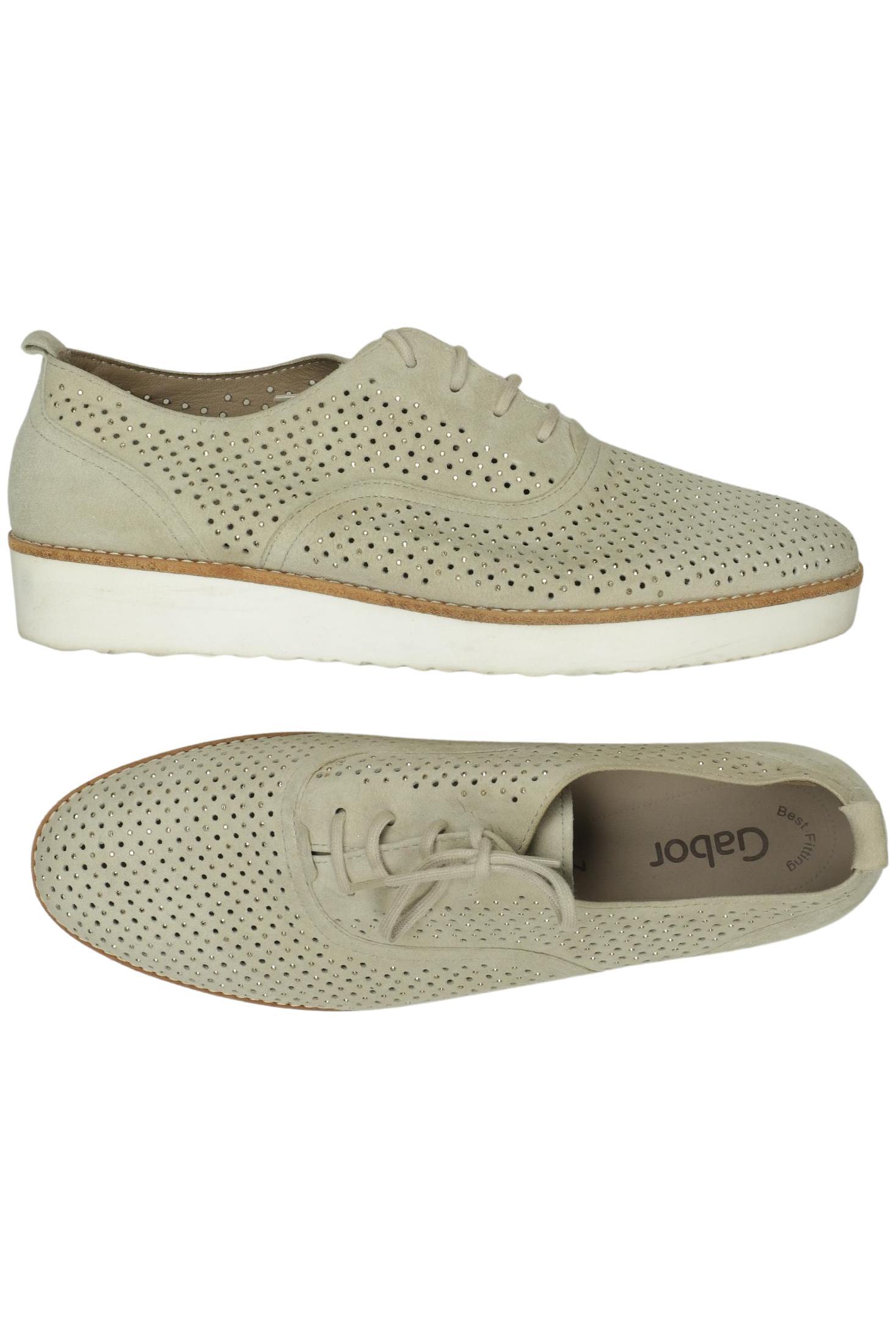 

Gabor Damen Halbschuh, beige, Gr. 7