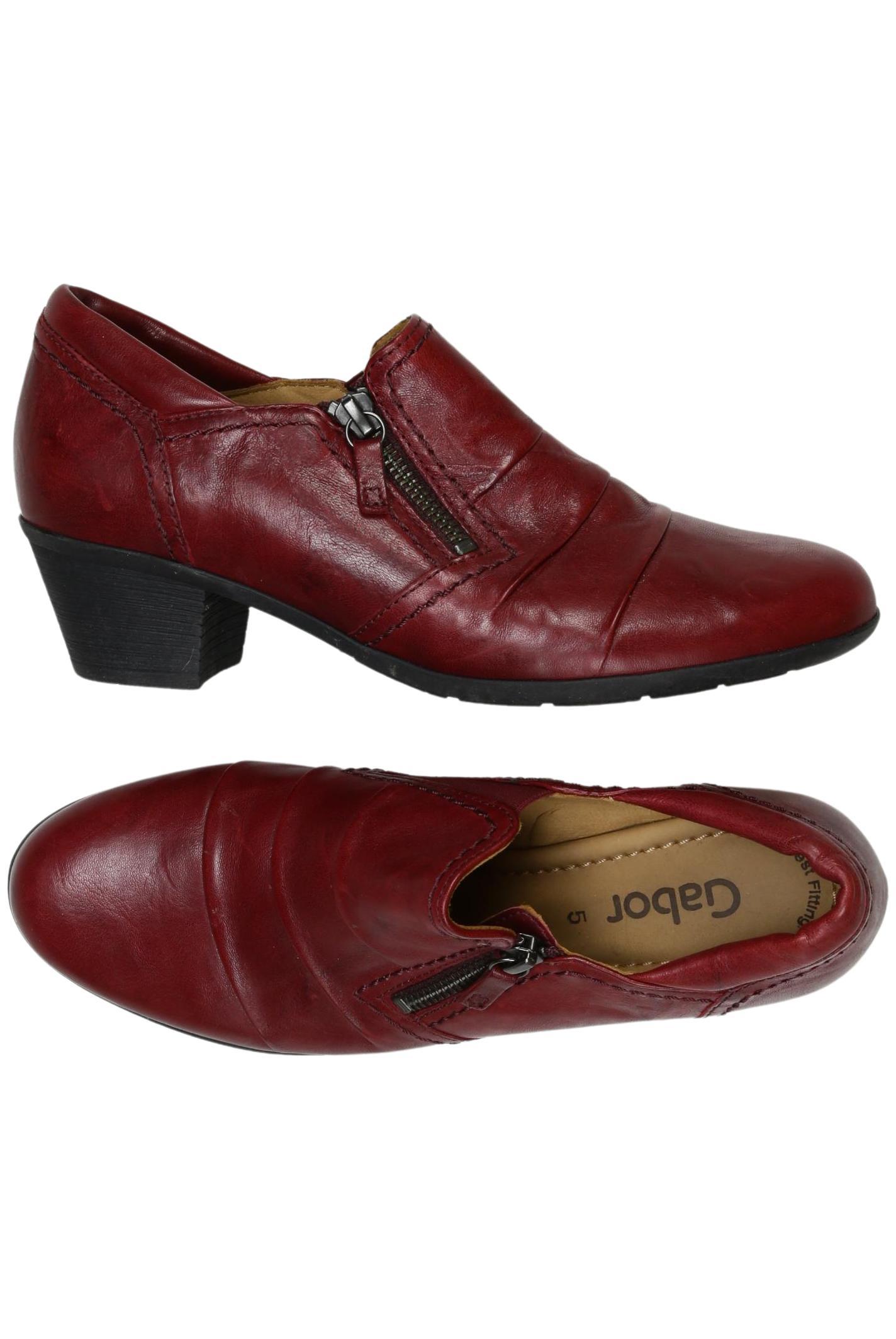 

Gabor Damen Halbschuh, rot, Gr. 5