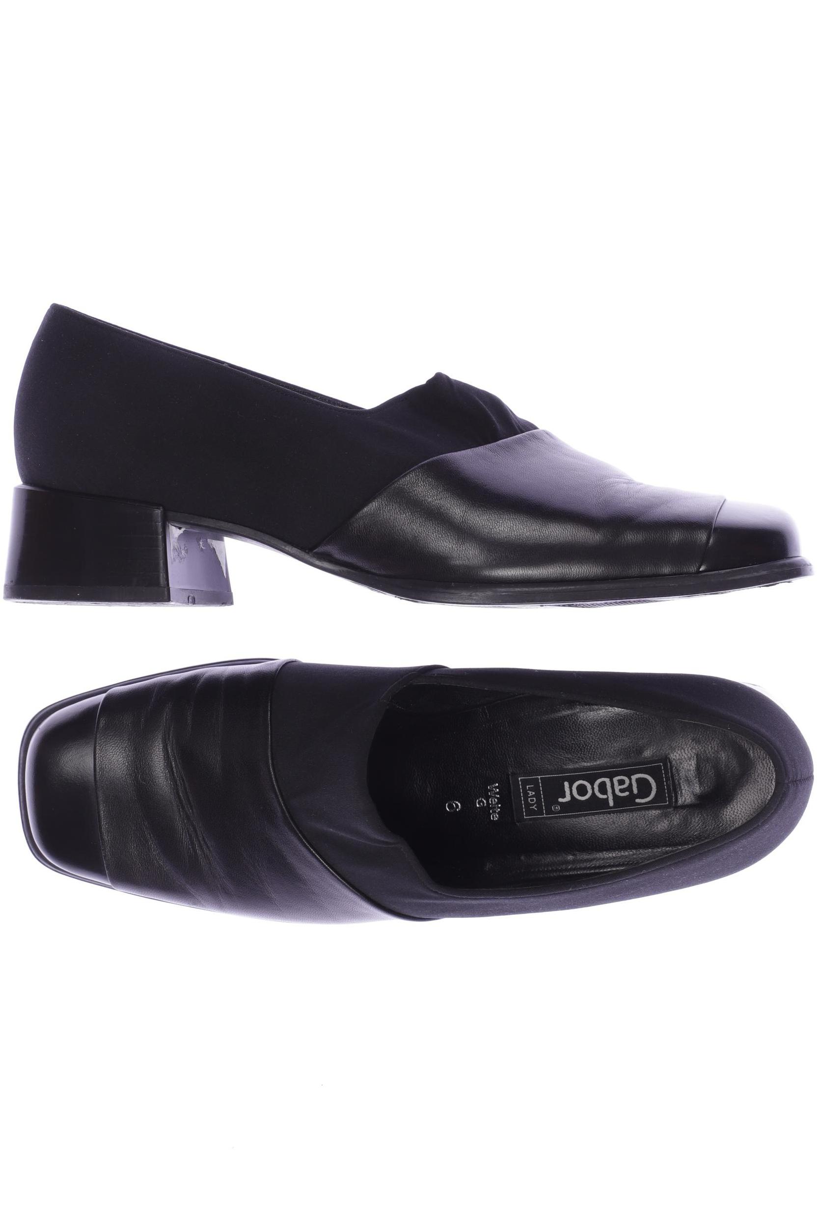 

Gabor Damen Halbschuh, schwarz, Gr. 6