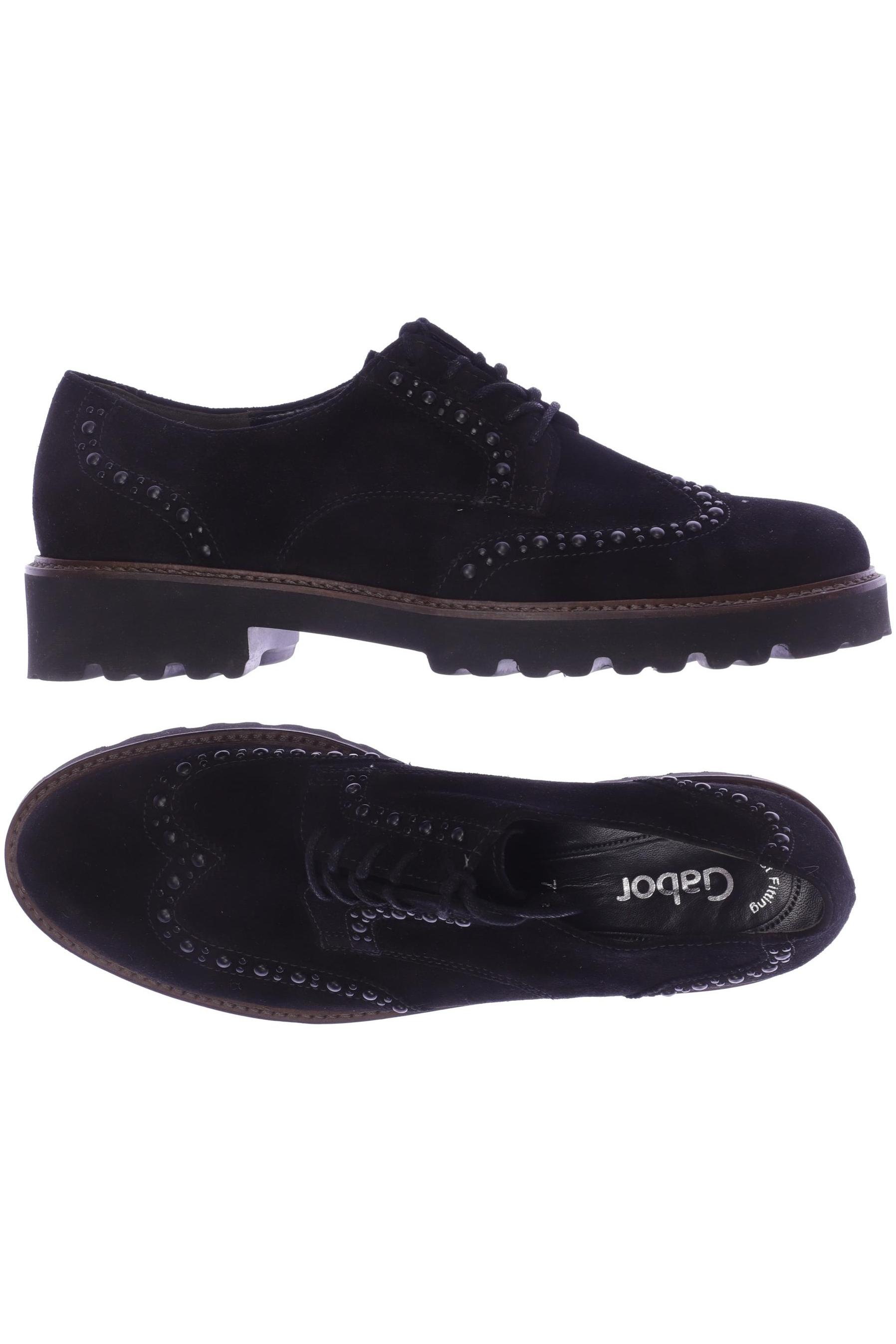 

Gabor Damen Halbschuh, schwarz, Gr. 7.5