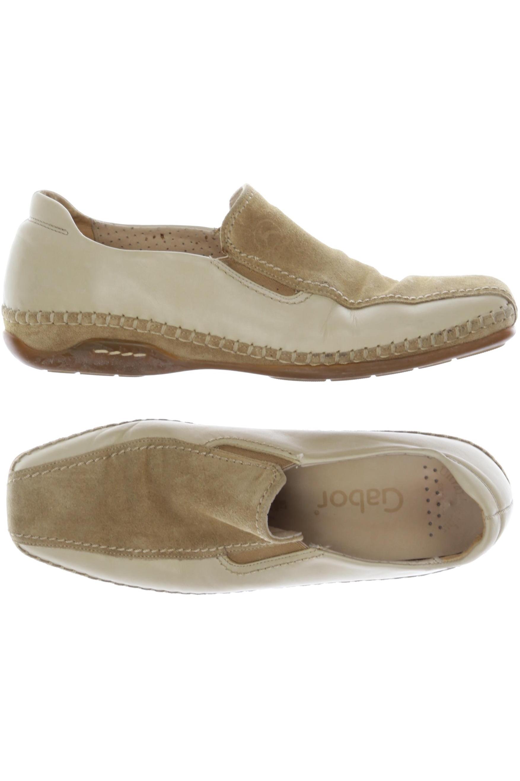 

Gabor Damen Halbschuh, beige, Gr. 4