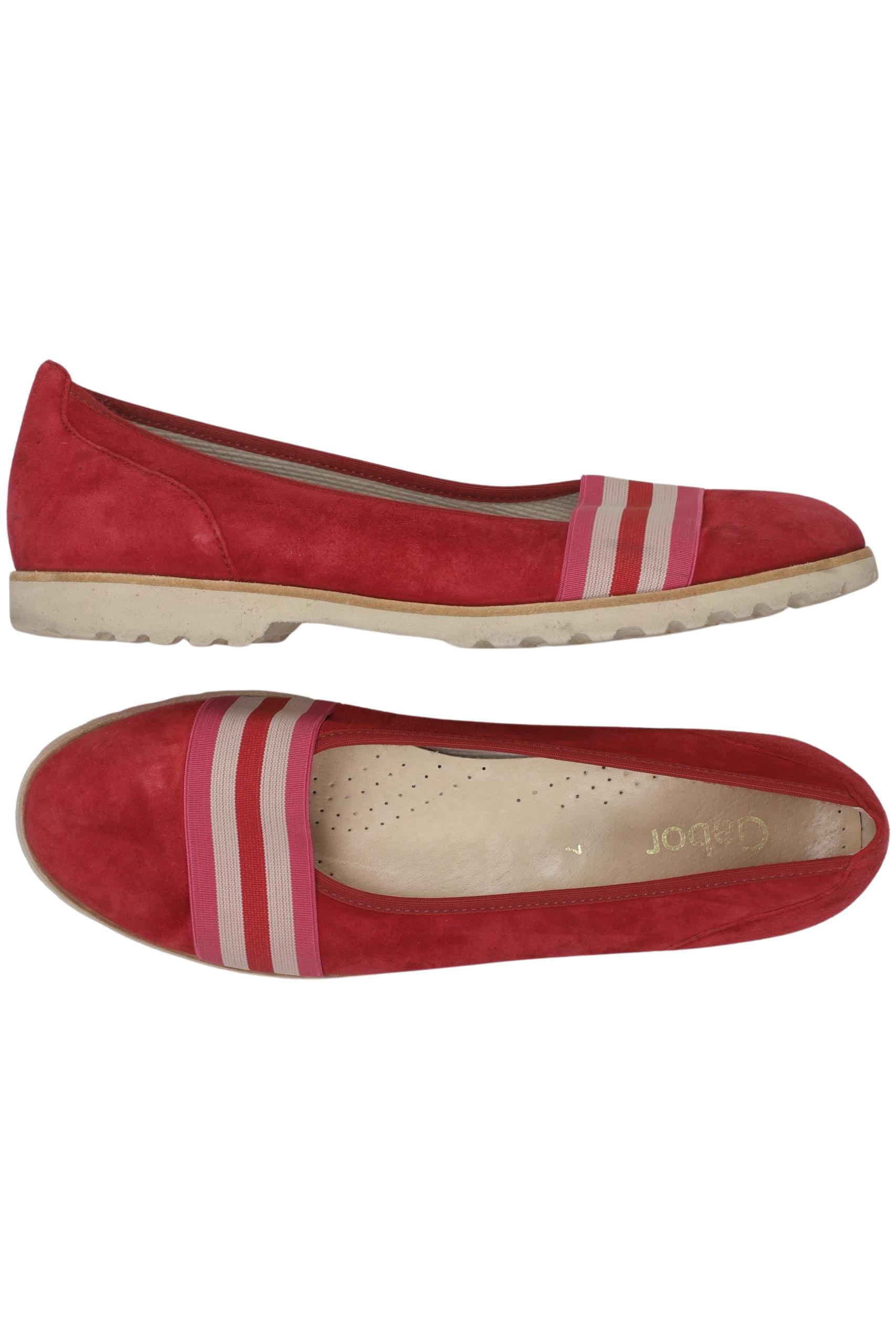 

Gabor Damen Halbschuh, rot, Gr. 7