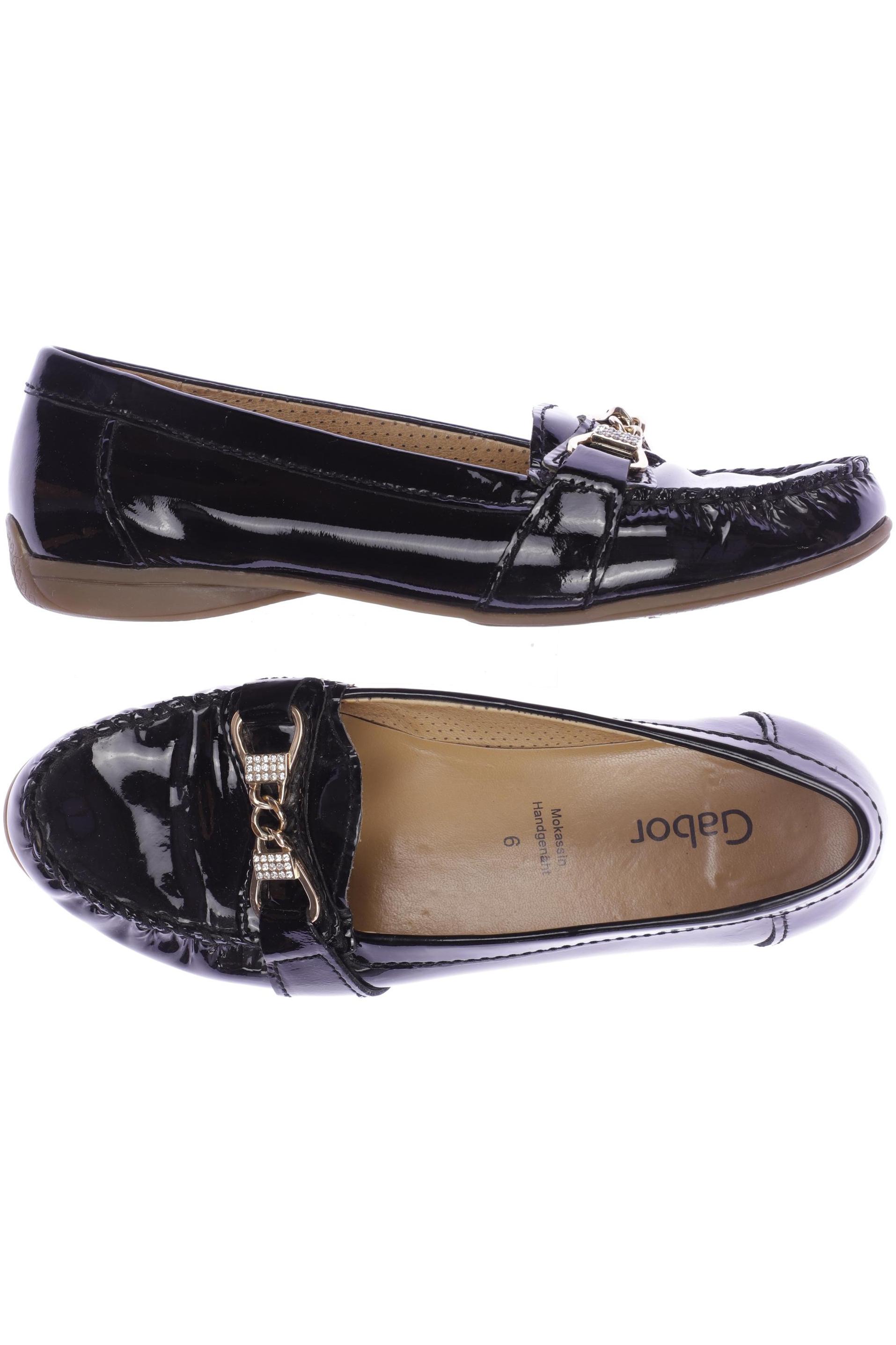 

Gabor Damen Halbschuh, schwarz, Gr. 6