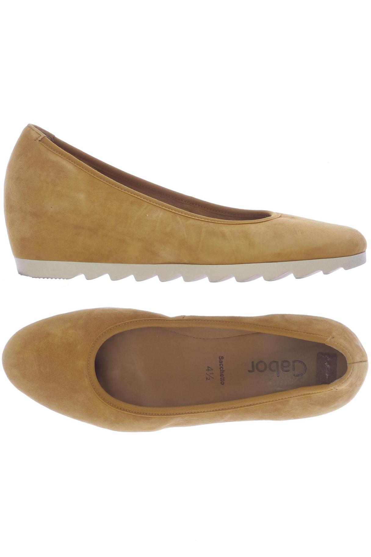 

Gabor Damen Halbschuh, beige, Gr. 4.5