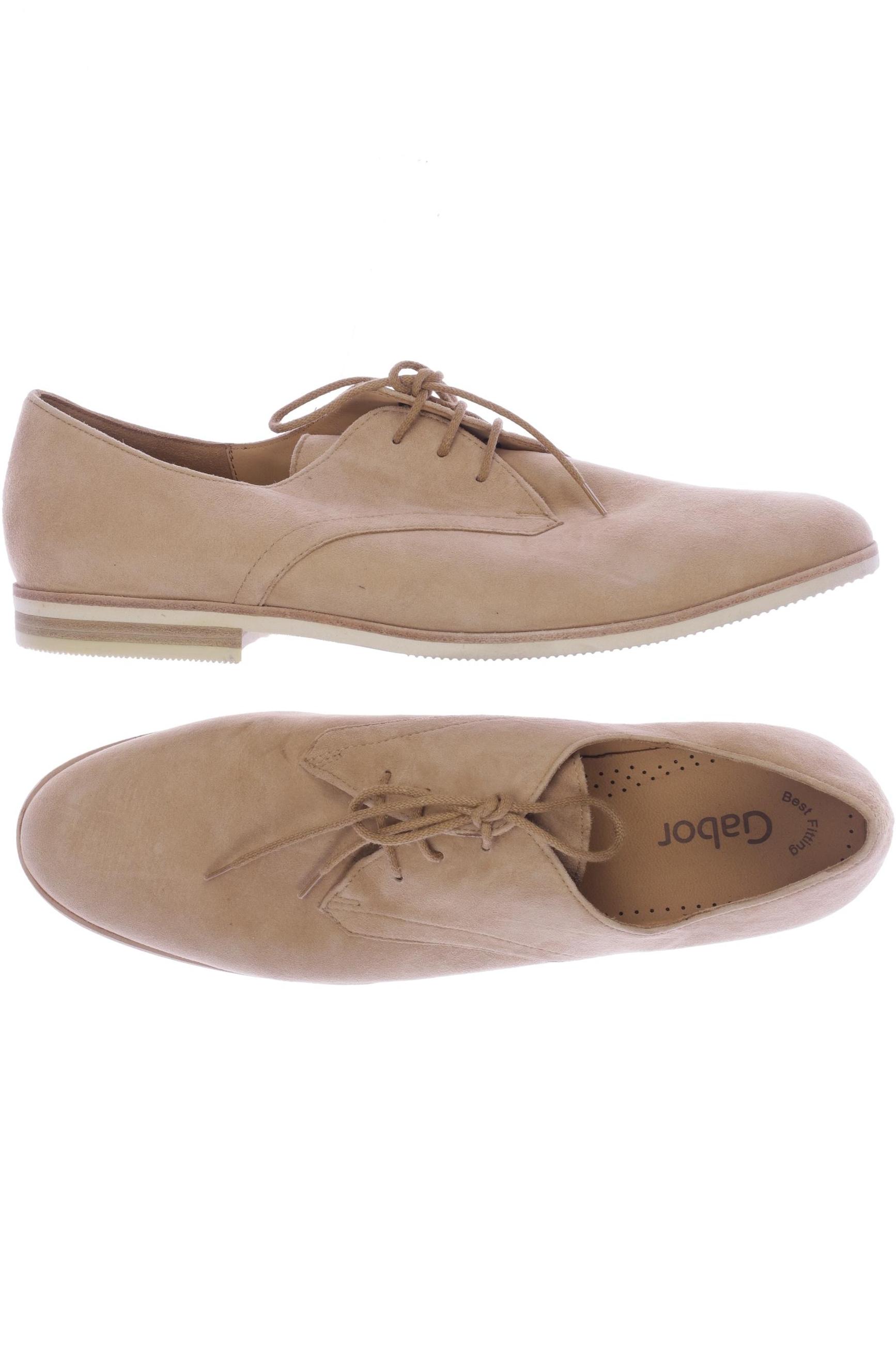 

Gabor Damen Halbschuh, beige, Gr. 8.5