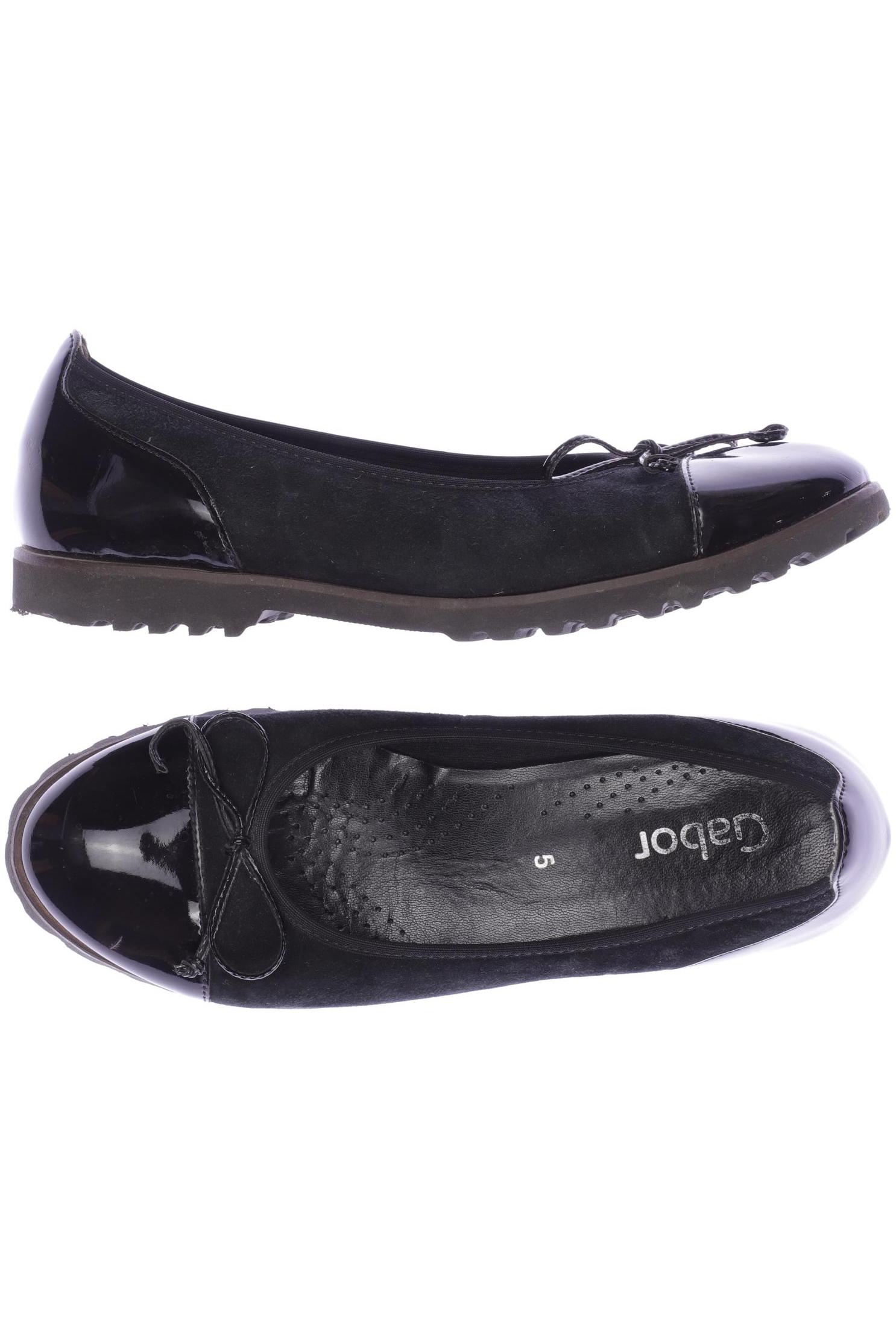 

Gabor Damen Halbschuh, schwarz, Gr. 5