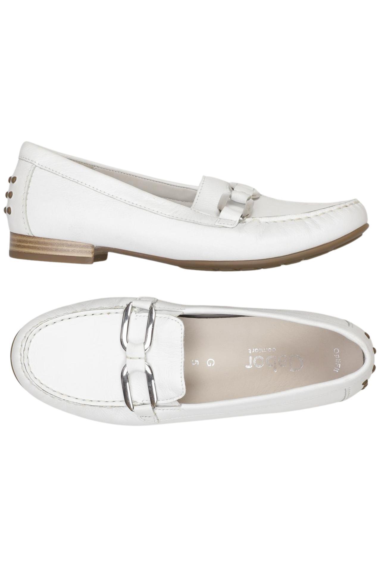 

Gabor Damen Halbschuh, weiß, Gr. 5