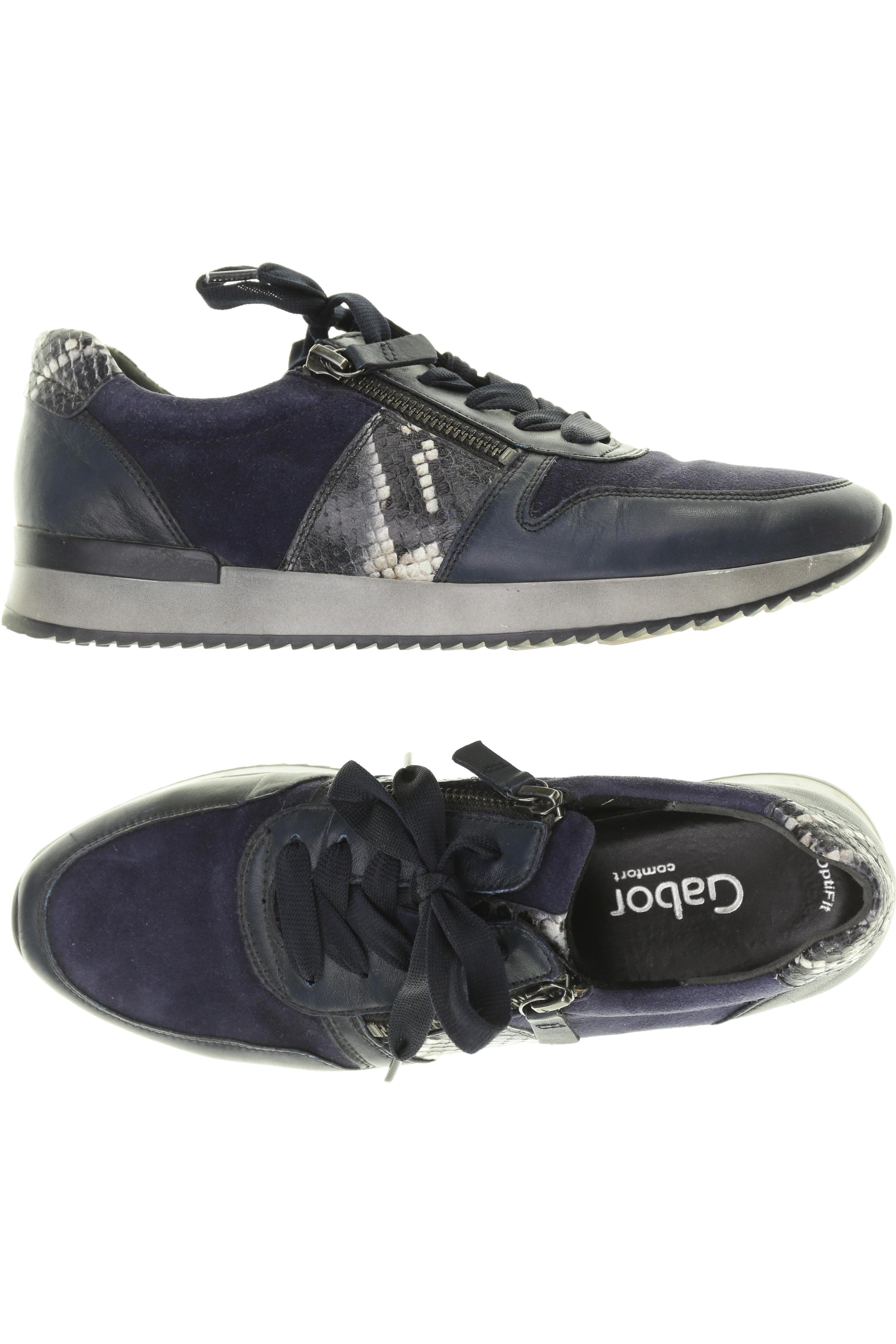 

Gabor Damen Halbschuh, blau, Gr. 5