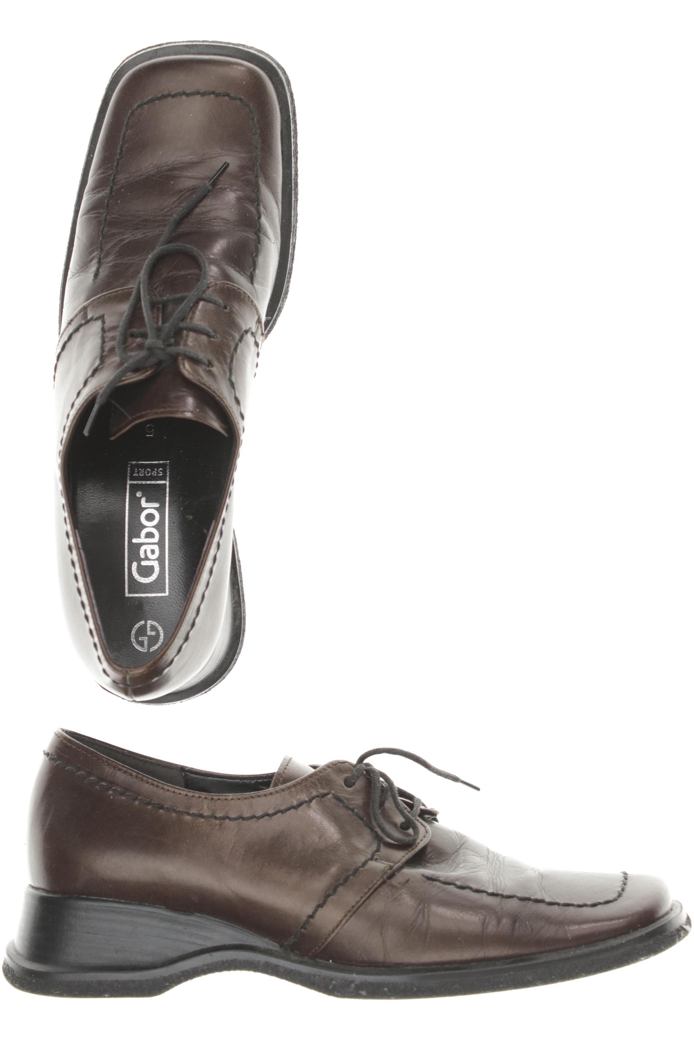 

Gabor Damen Halbschuh, braun, Gr. 5