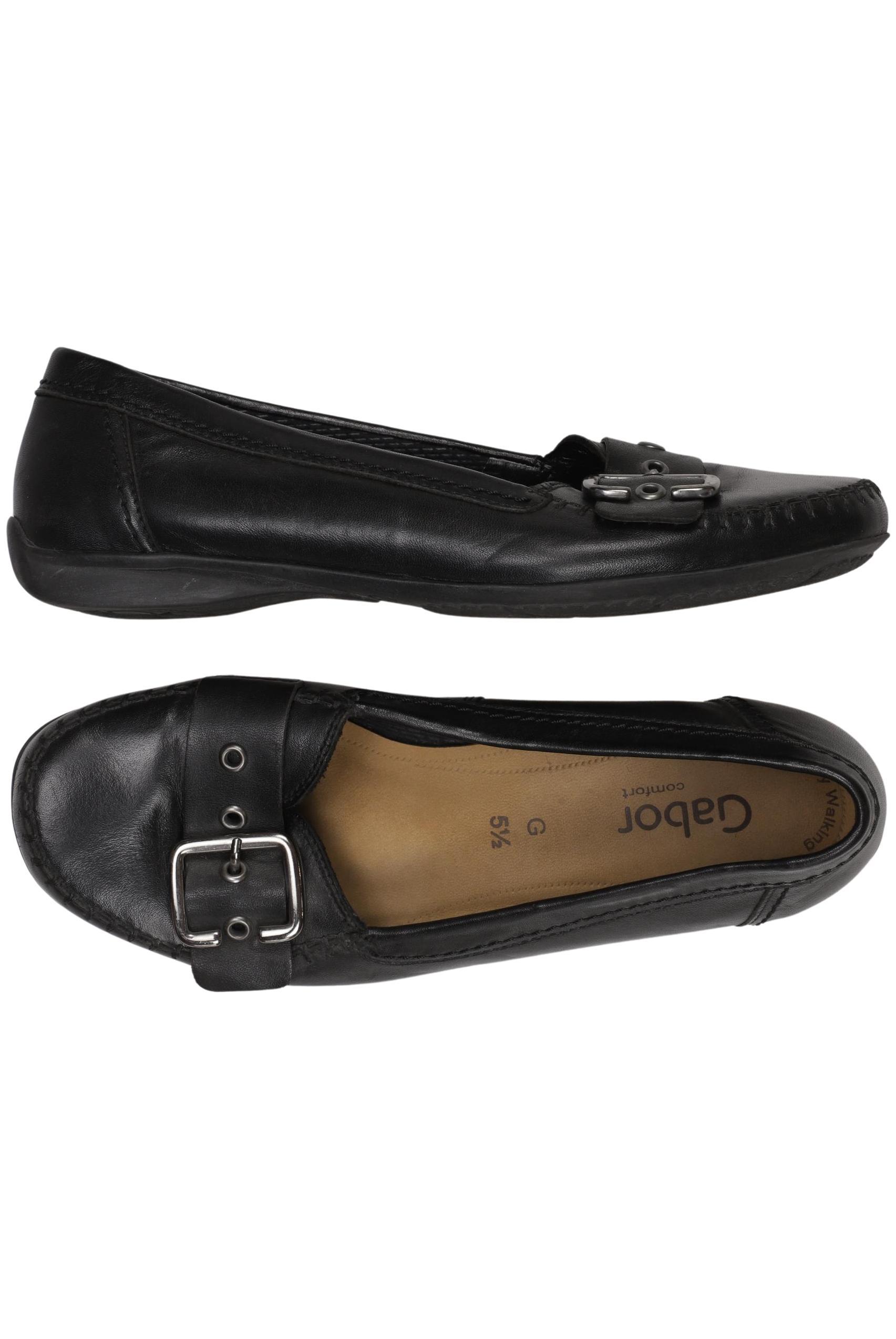 

Gabor Damen Halbschuh, schwarz, Gr. 5.5