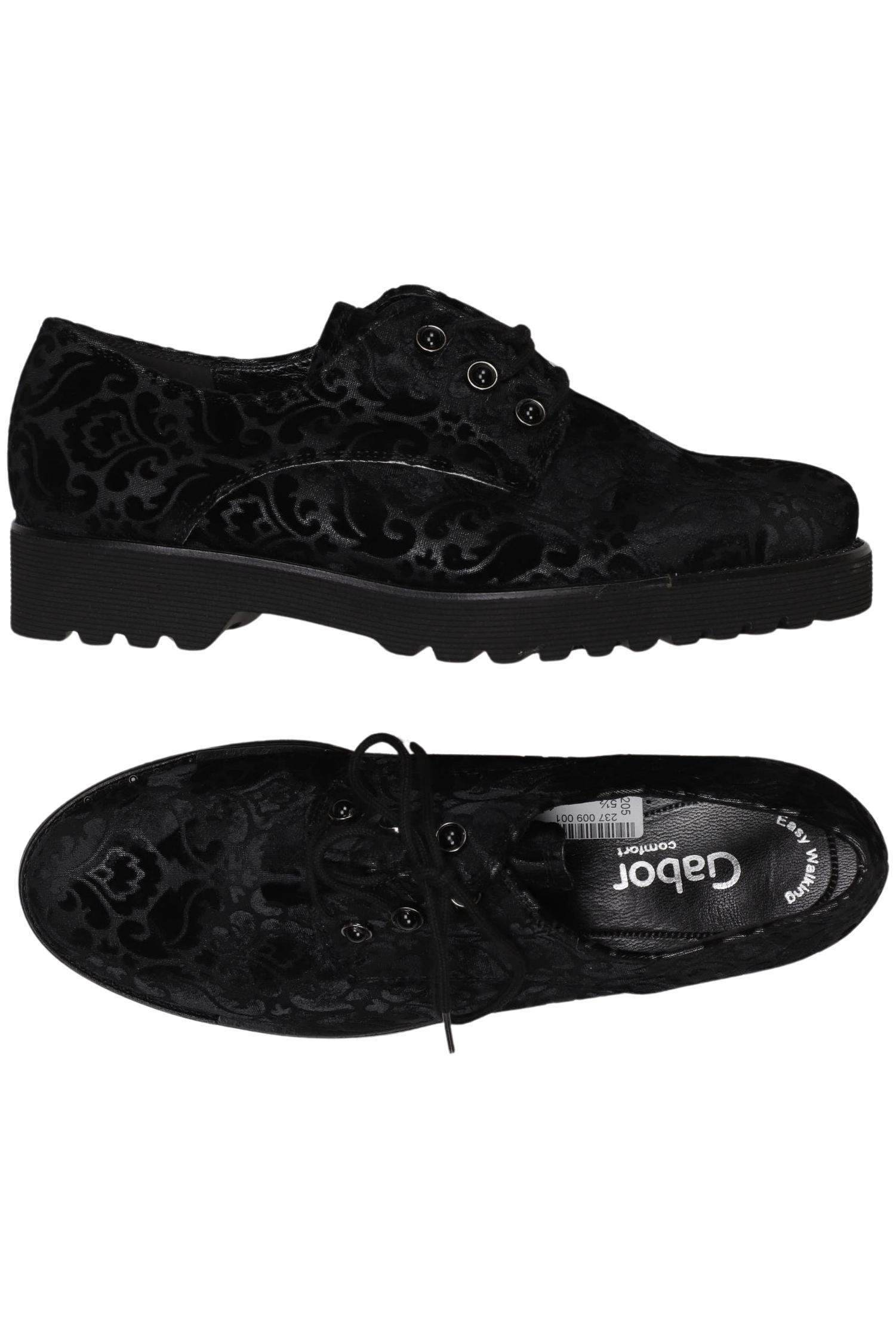 

Gabor Damen Halbschuh, schwarz, Gr. 5.5