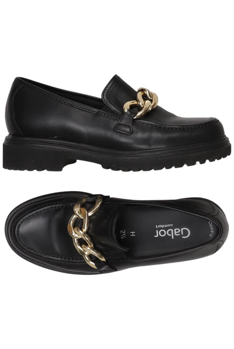 

Gabor Damen Halbschuh, schwarz, Gr. 2.5