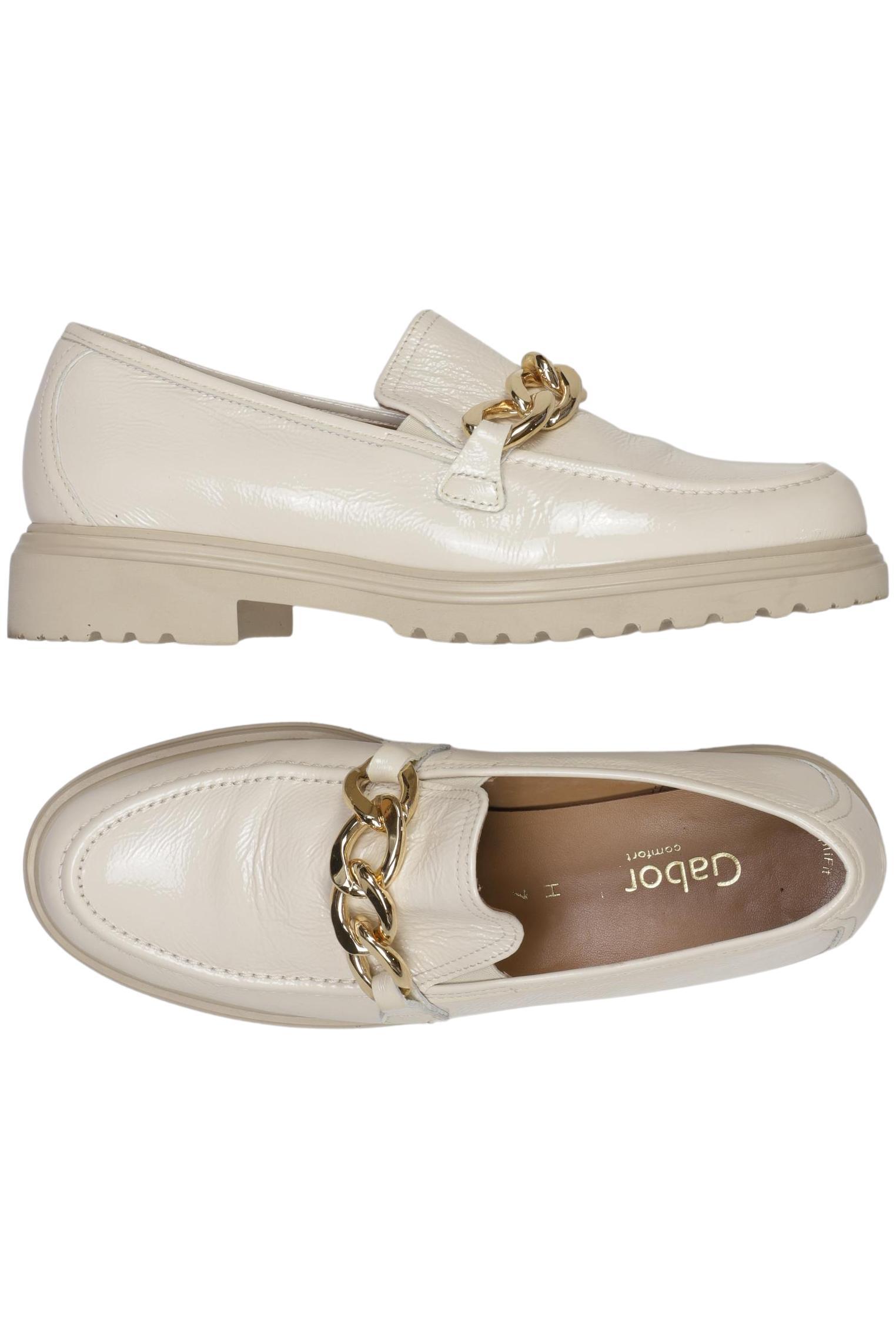 

Gabor Damen Halbschuh, cremeweiß, Gr. 7