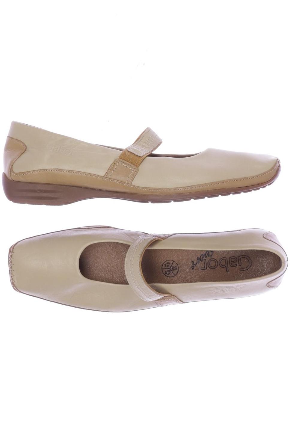 

Gabor Damen Halbschuh, beige, Gr. 40