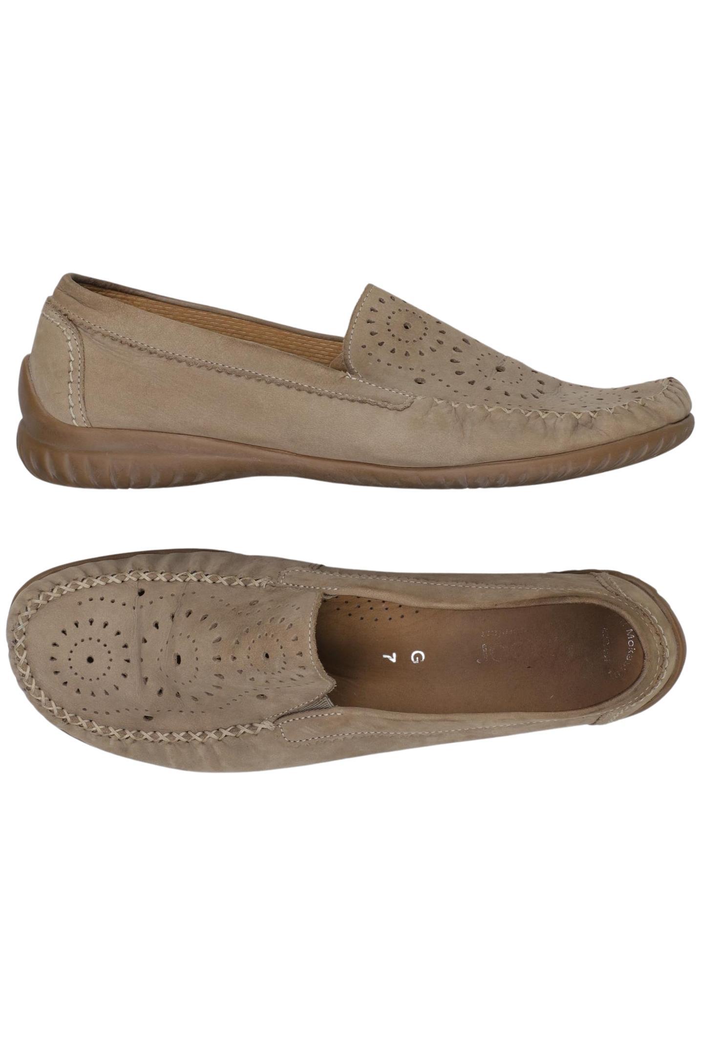 

Gabor Damen Halbschuh, beige, Gr. 7