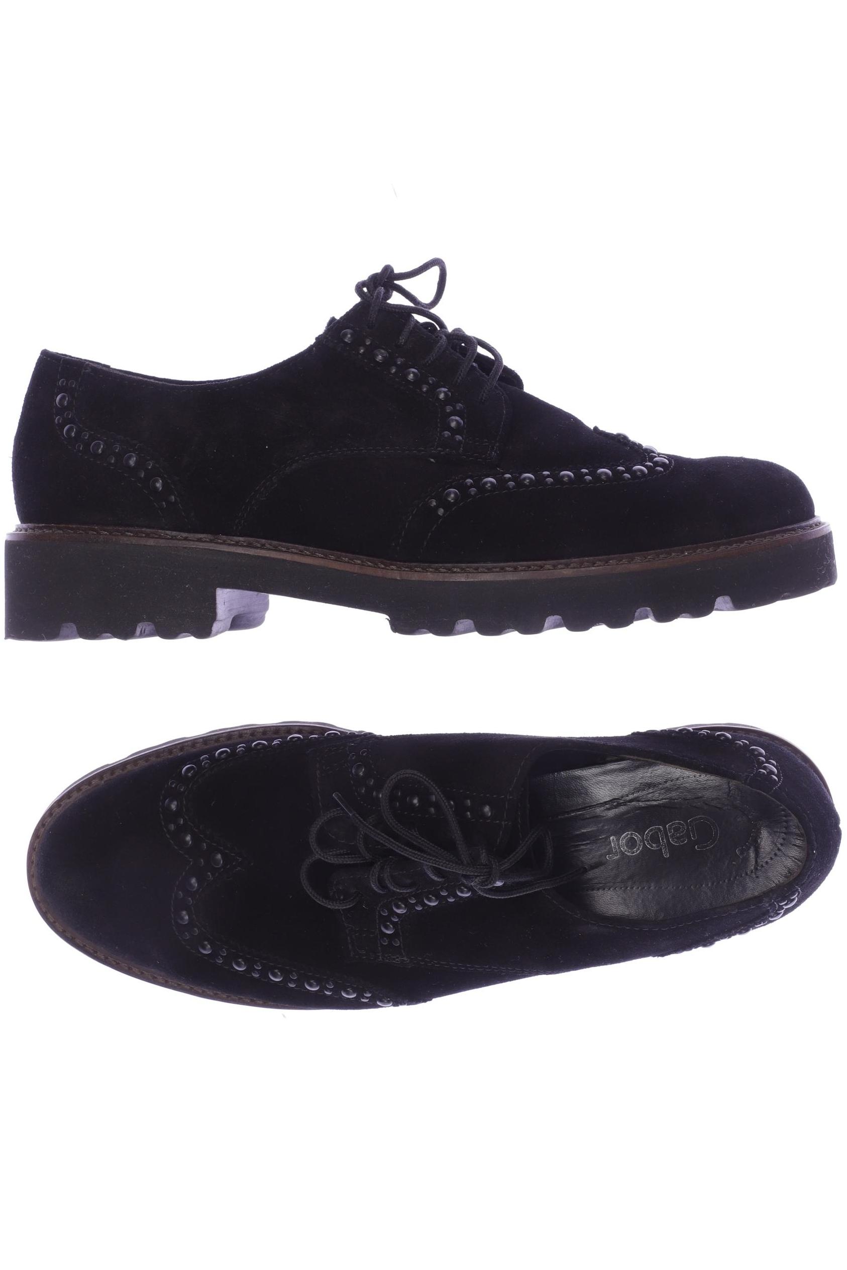 

Gabor Damen Halbschuh, schwarz, Gr. 6.5