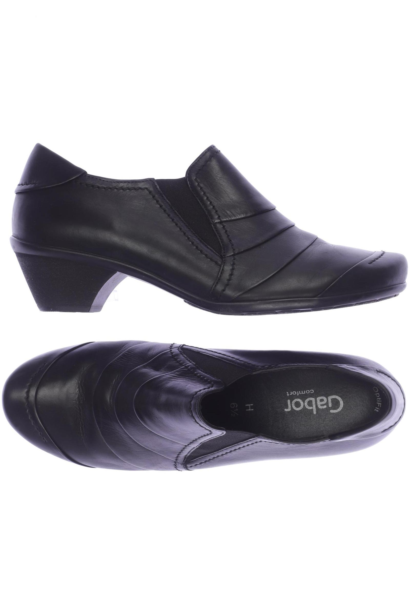 

Gabor Damen Halbschuh, schwarz, Gr. 6.5