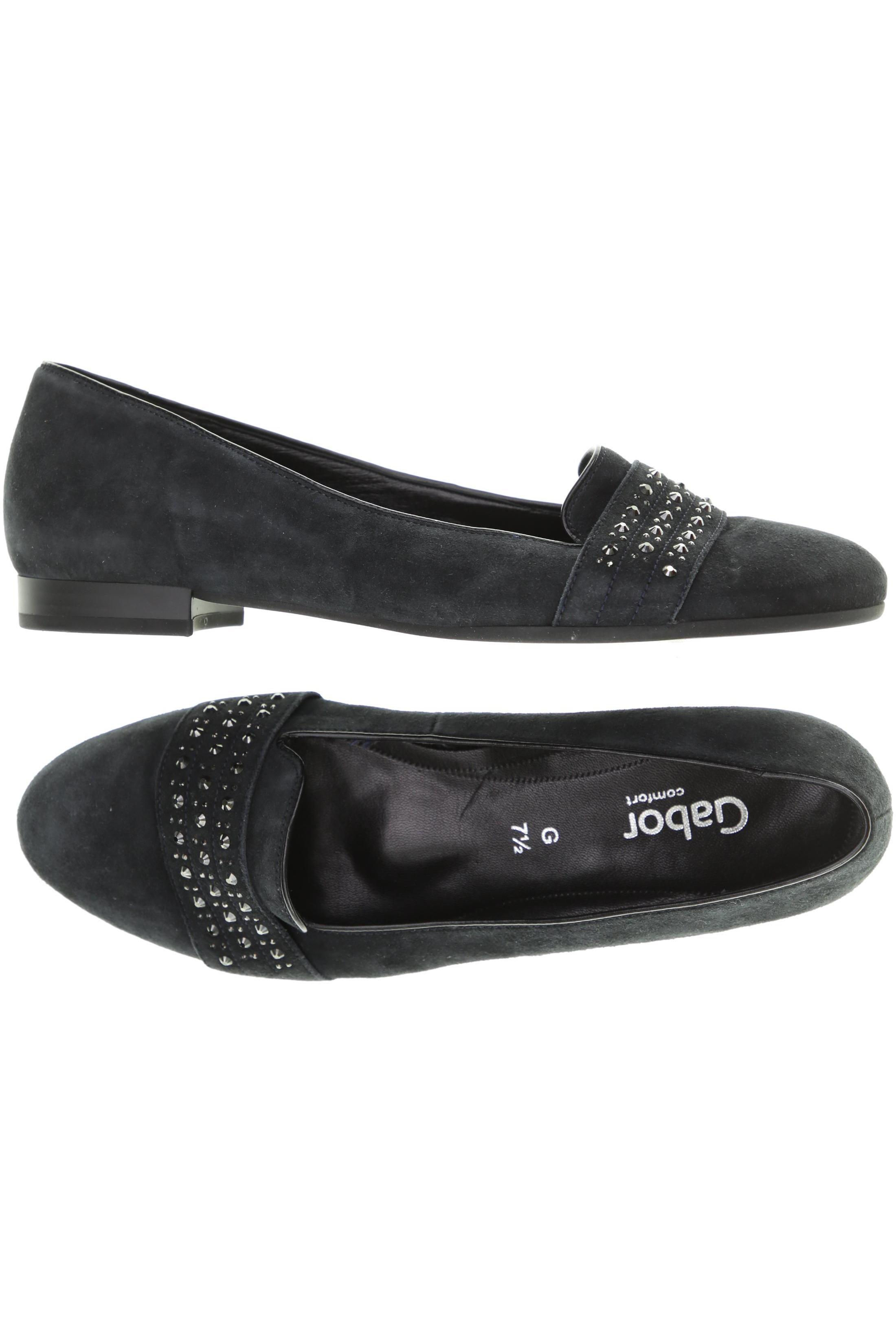 

Gabor Damen Ballerinas, schwarz, Gr. 7.5