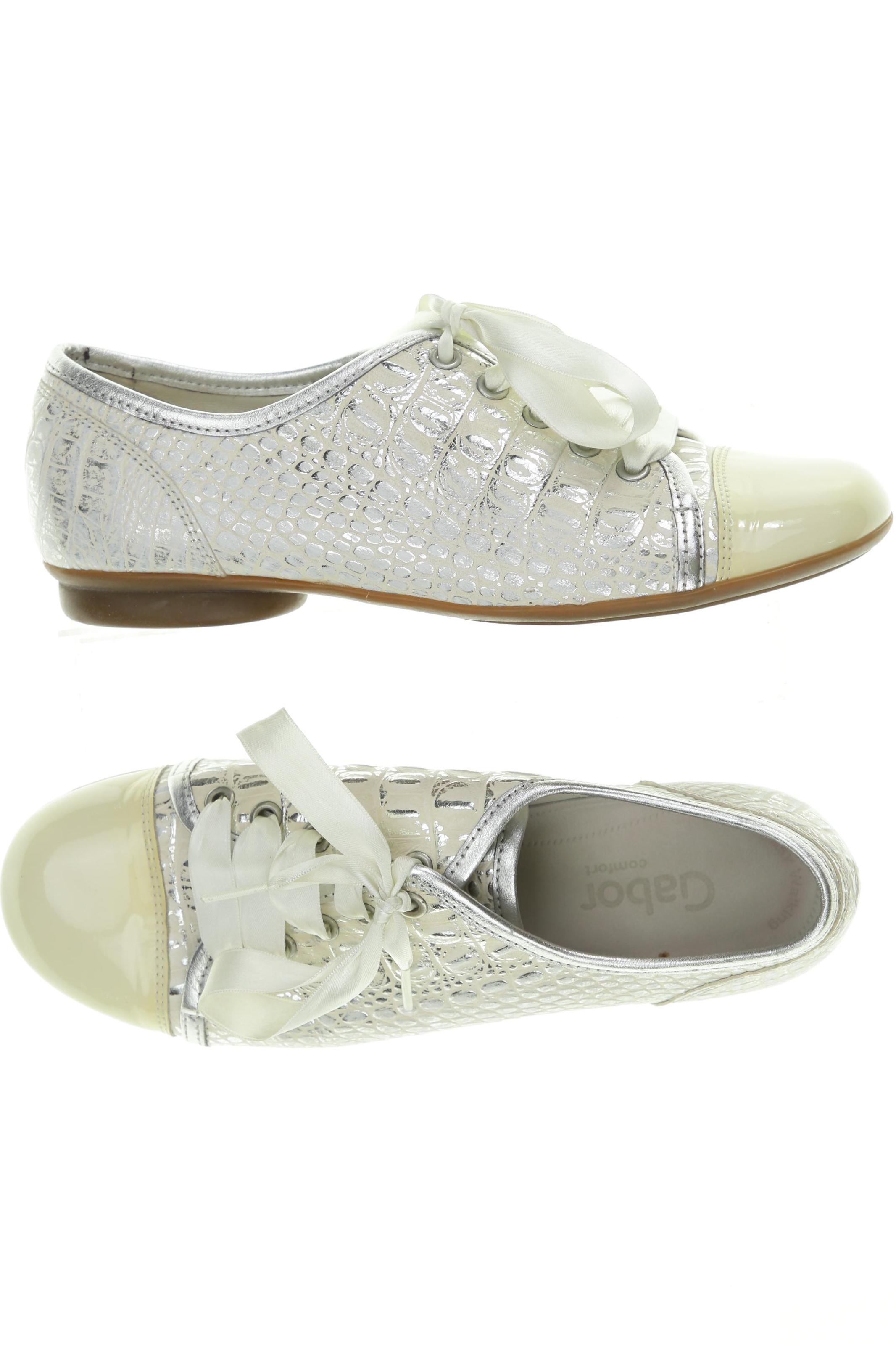 

Gabor Damen Halbschuh, weiß, Gr. 5