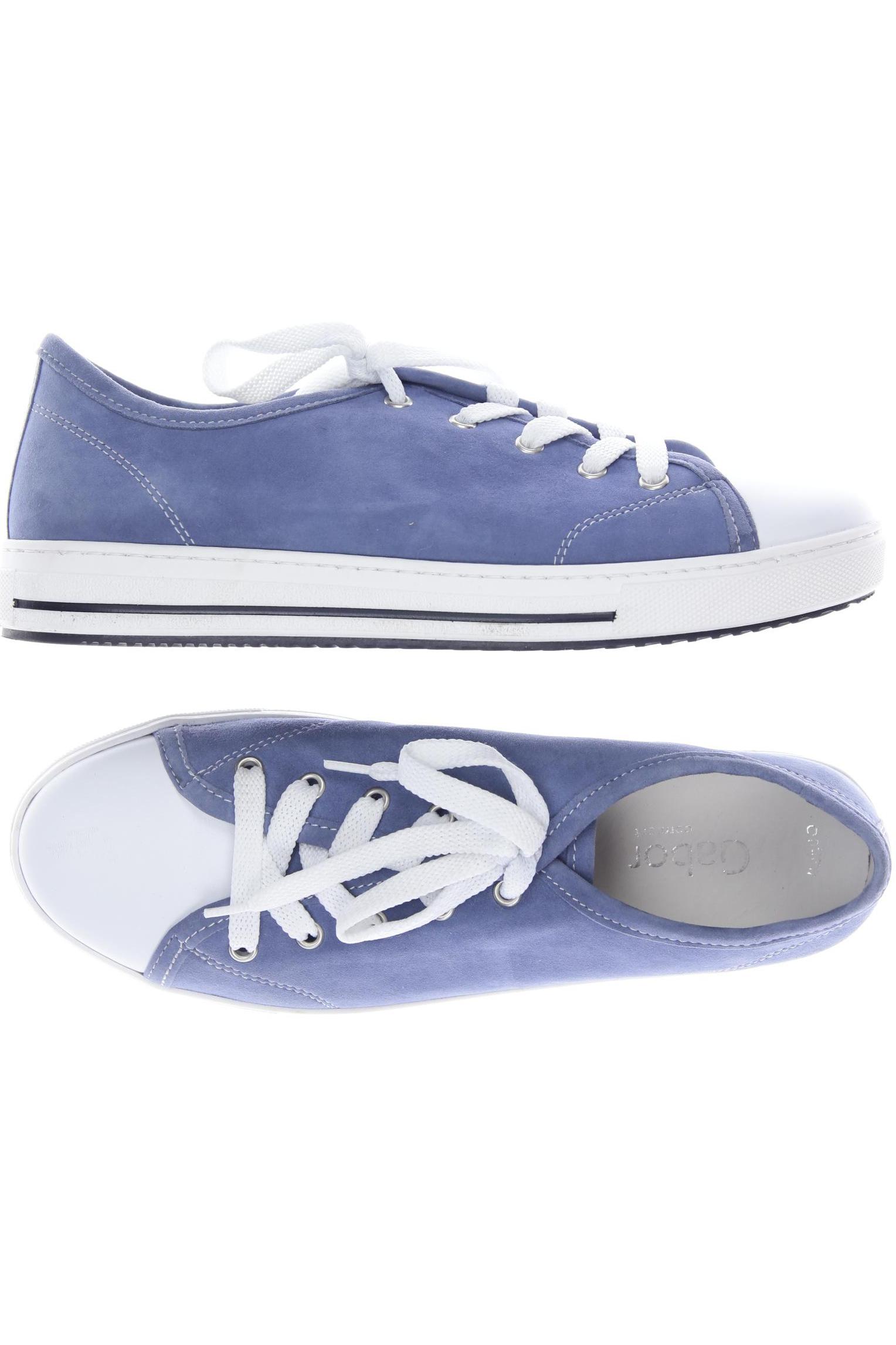 

Gabor Damen Halbschuh, blau, Gr. 6.5