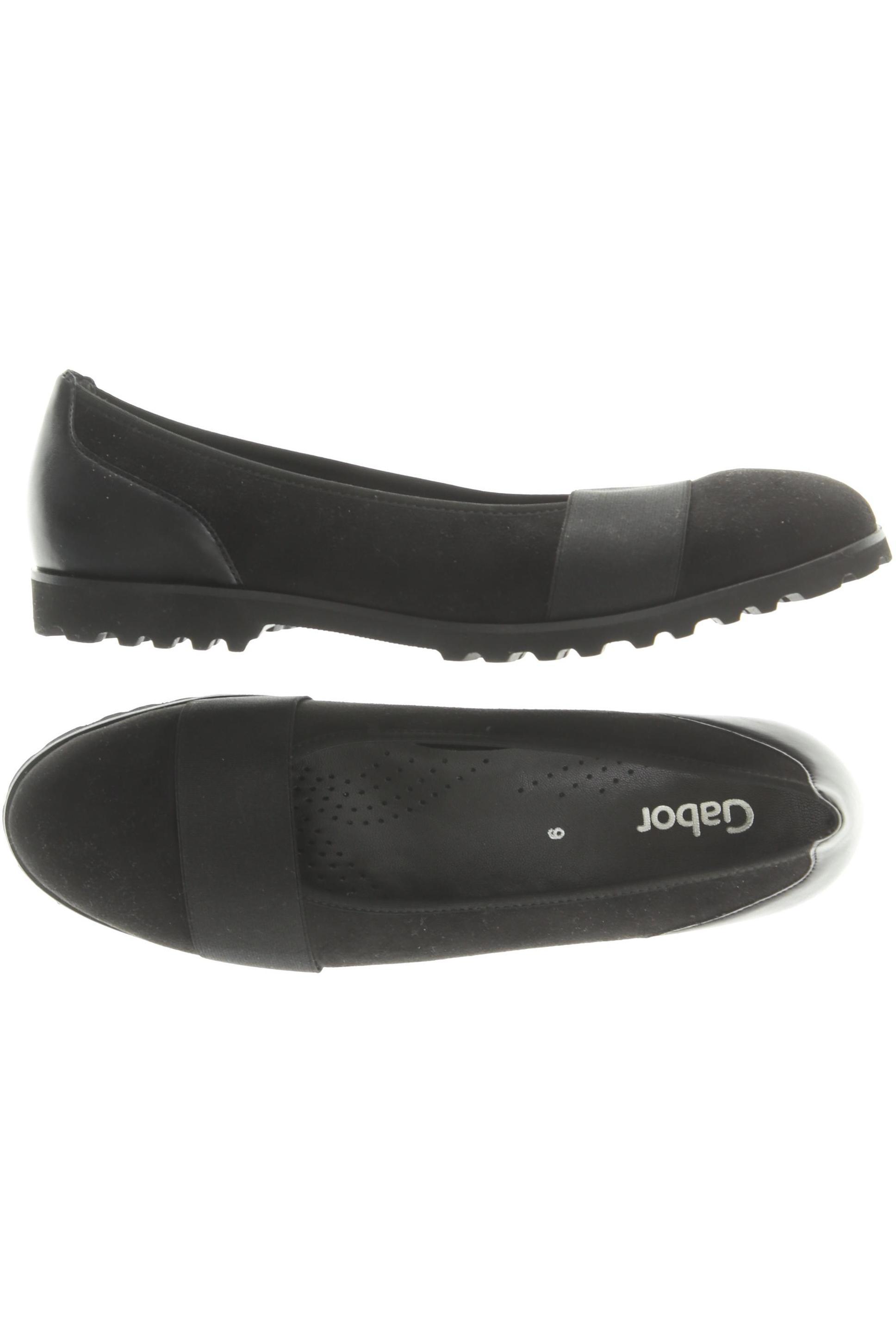 

Gabor Damen Halbschuh, schwarz, Gr. 9