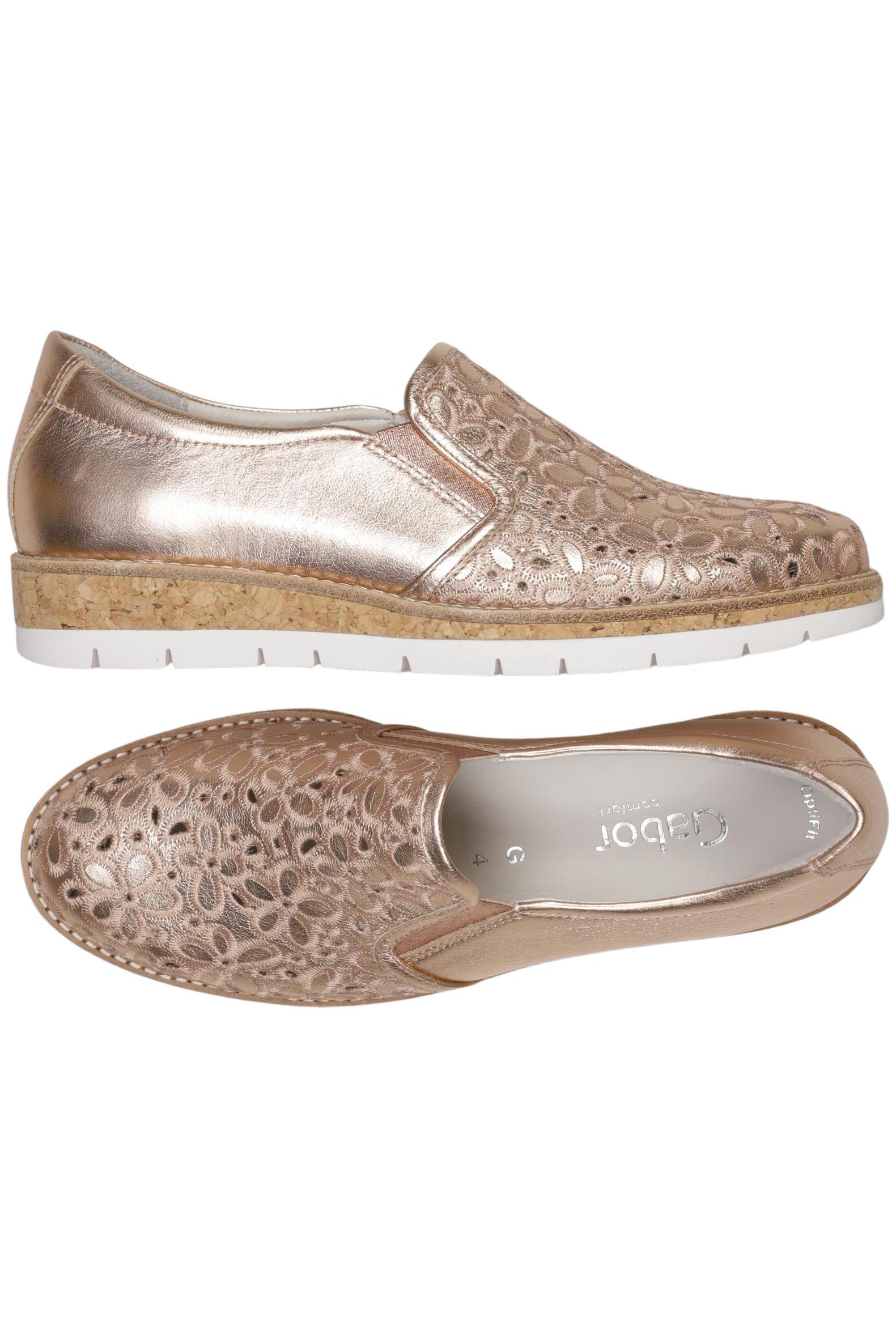 

Gabor Damen Halbschuh, gold, Gr. 4