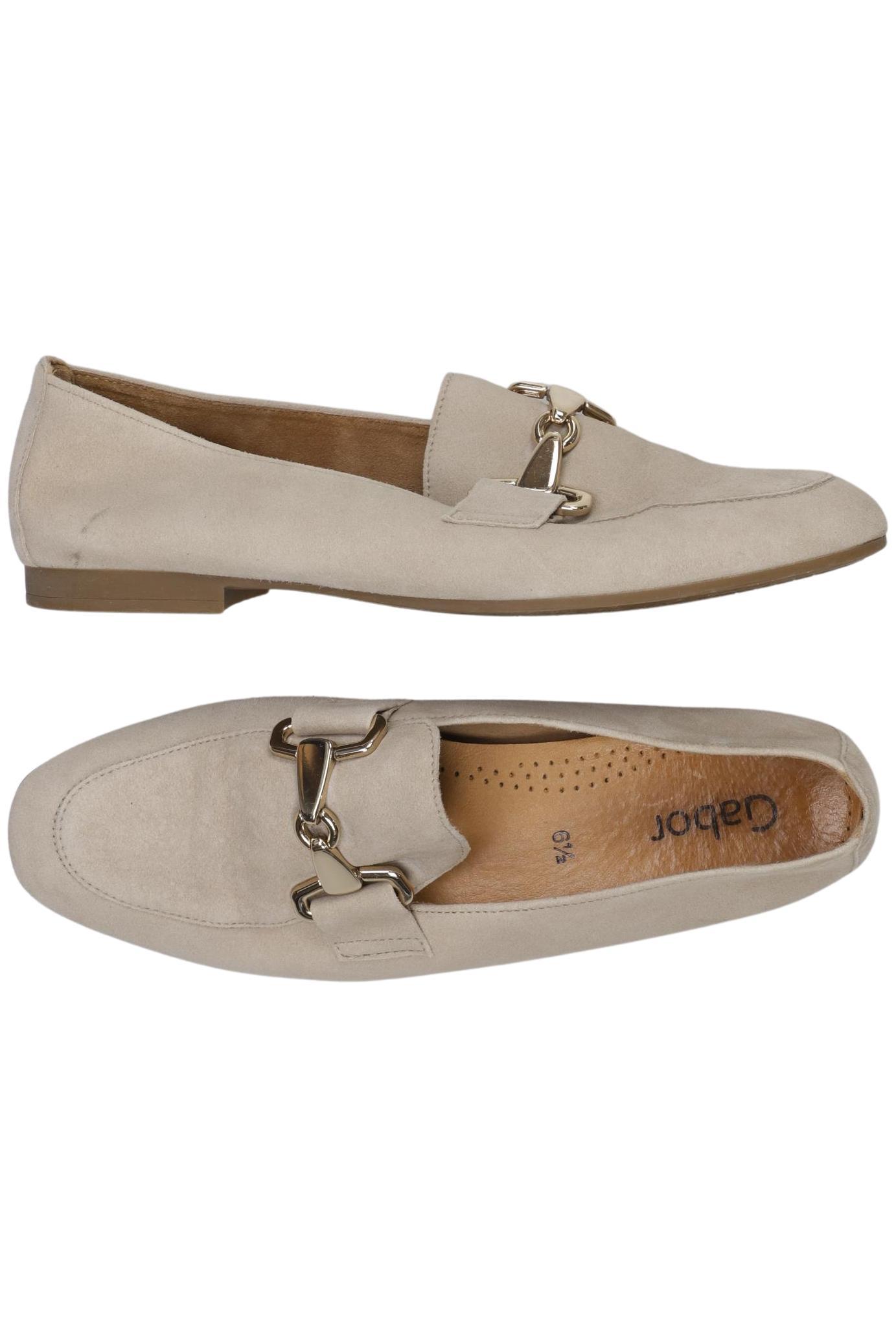 

Gabor Damen Halbschuh, beige, Gr. 6.5